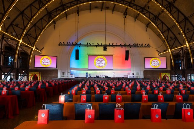 Featured photo from This Vibrant Summit at Navy Pier Brought Together Packed Audiences and Playful Candy Accents