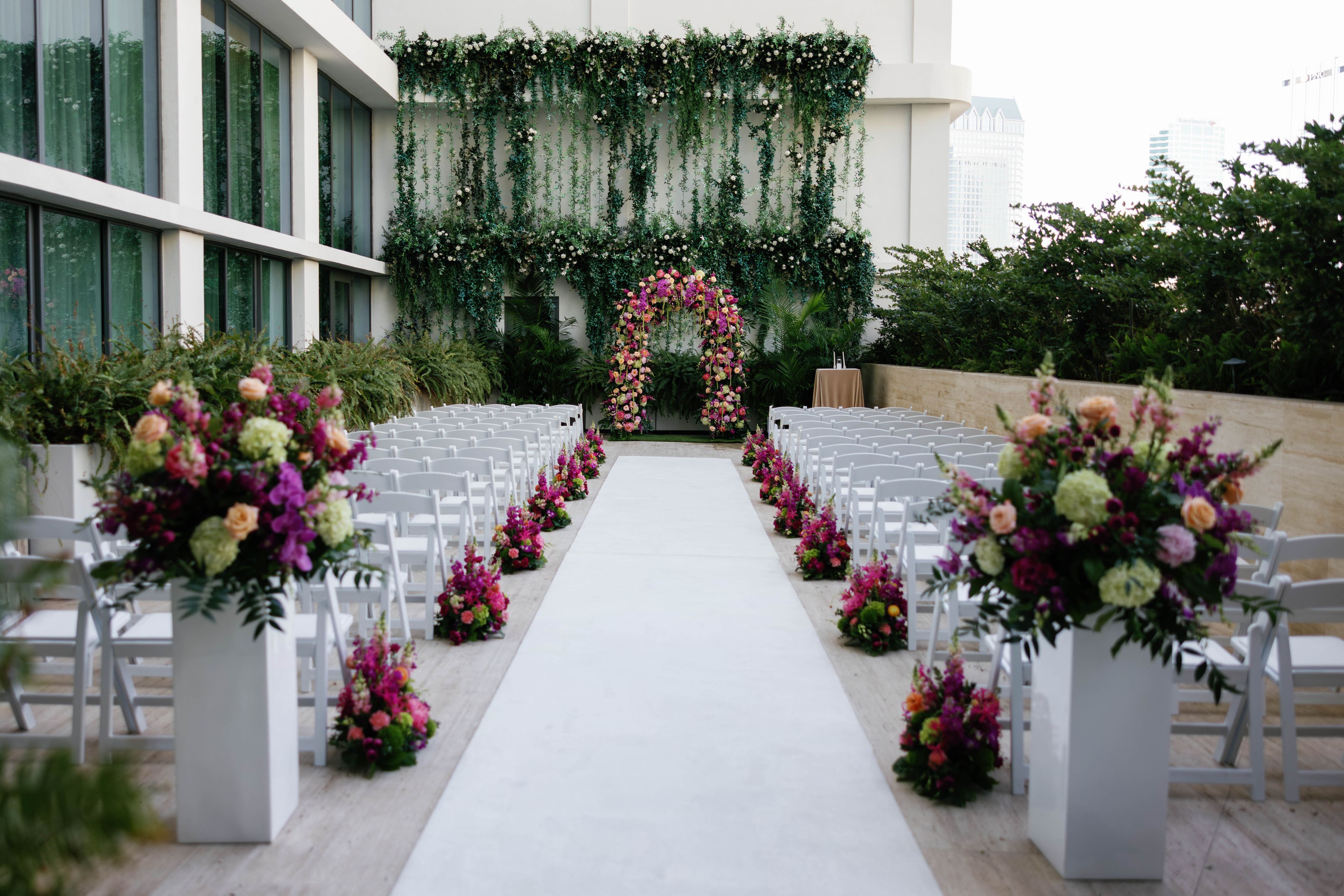 Garden Terrace, an event space at The Tampa EDITION