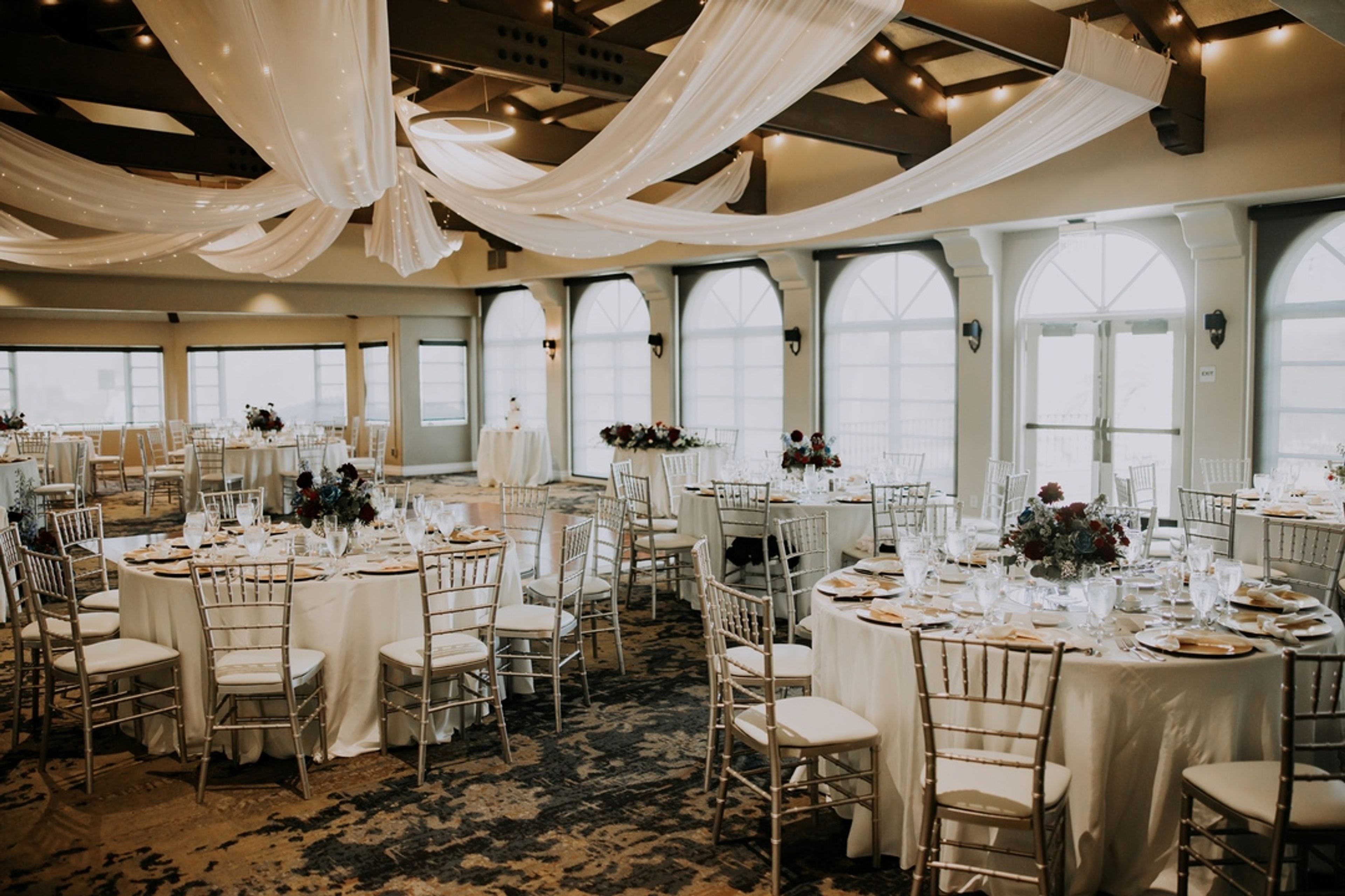 The Vista Room, an event space at The Heights Golf Club