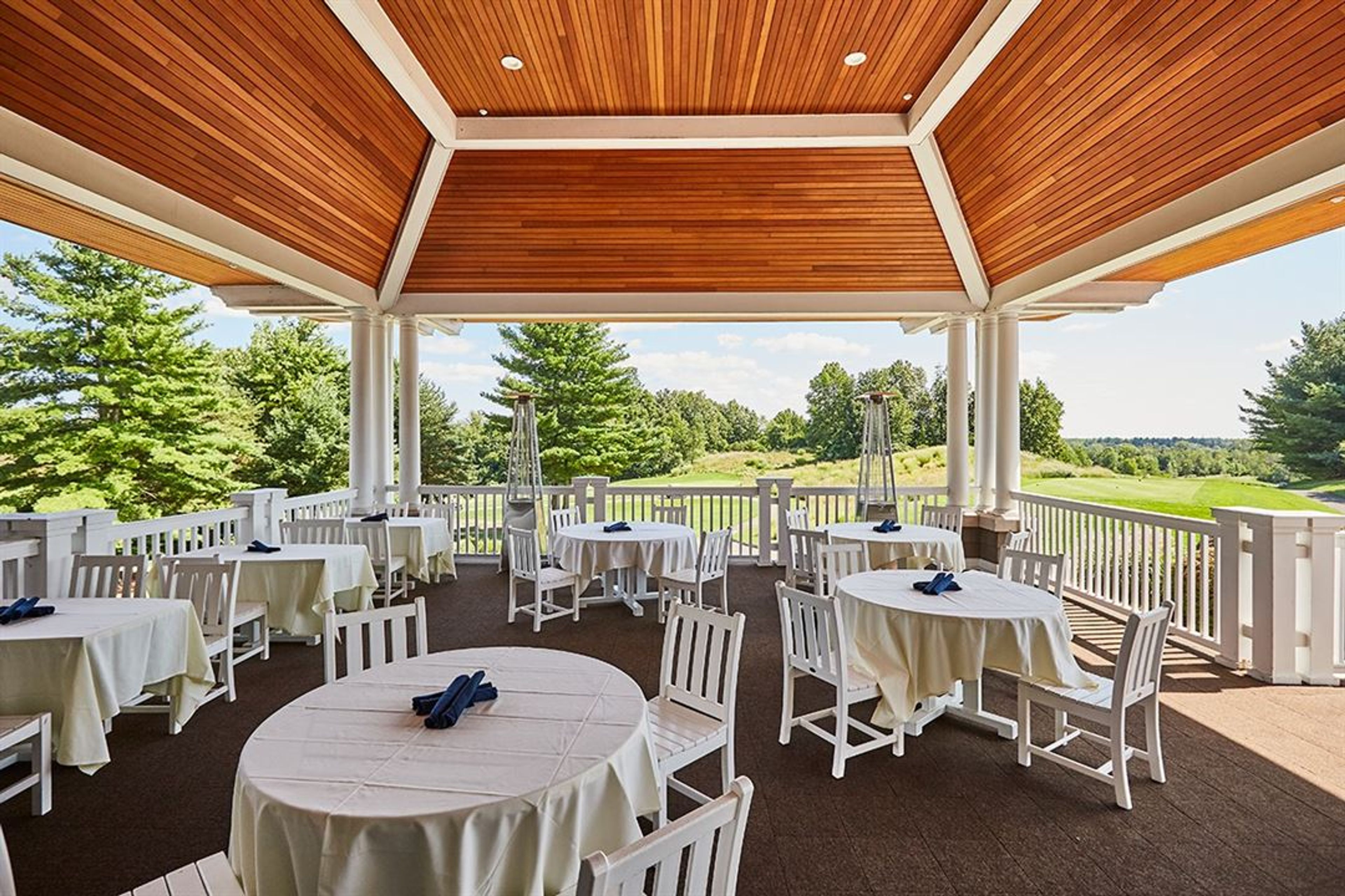 The Veranda, an event space at Oakhurst Golf and Country Club