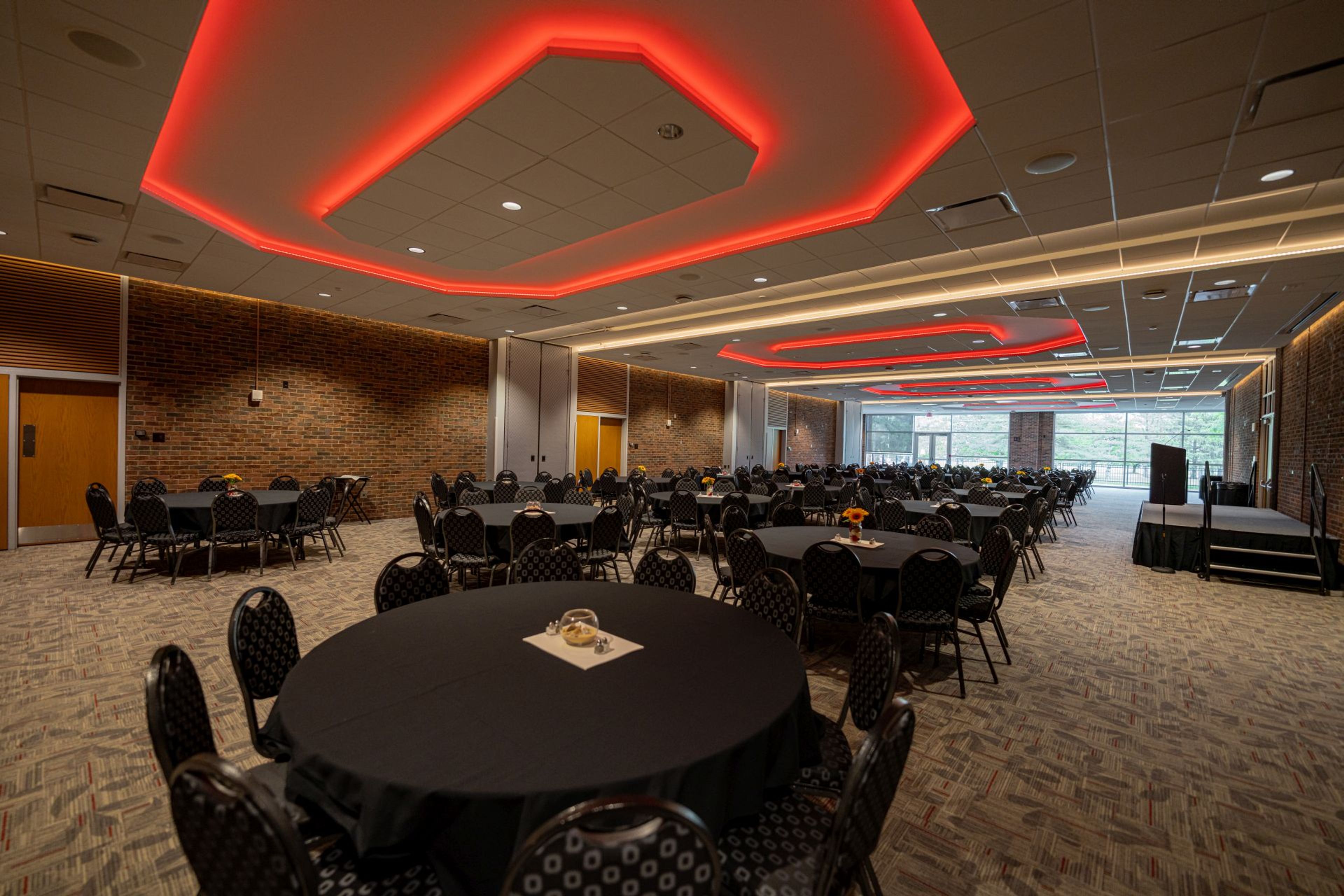 Ballroom, an event space at The Fawcett Center at Ohio State University