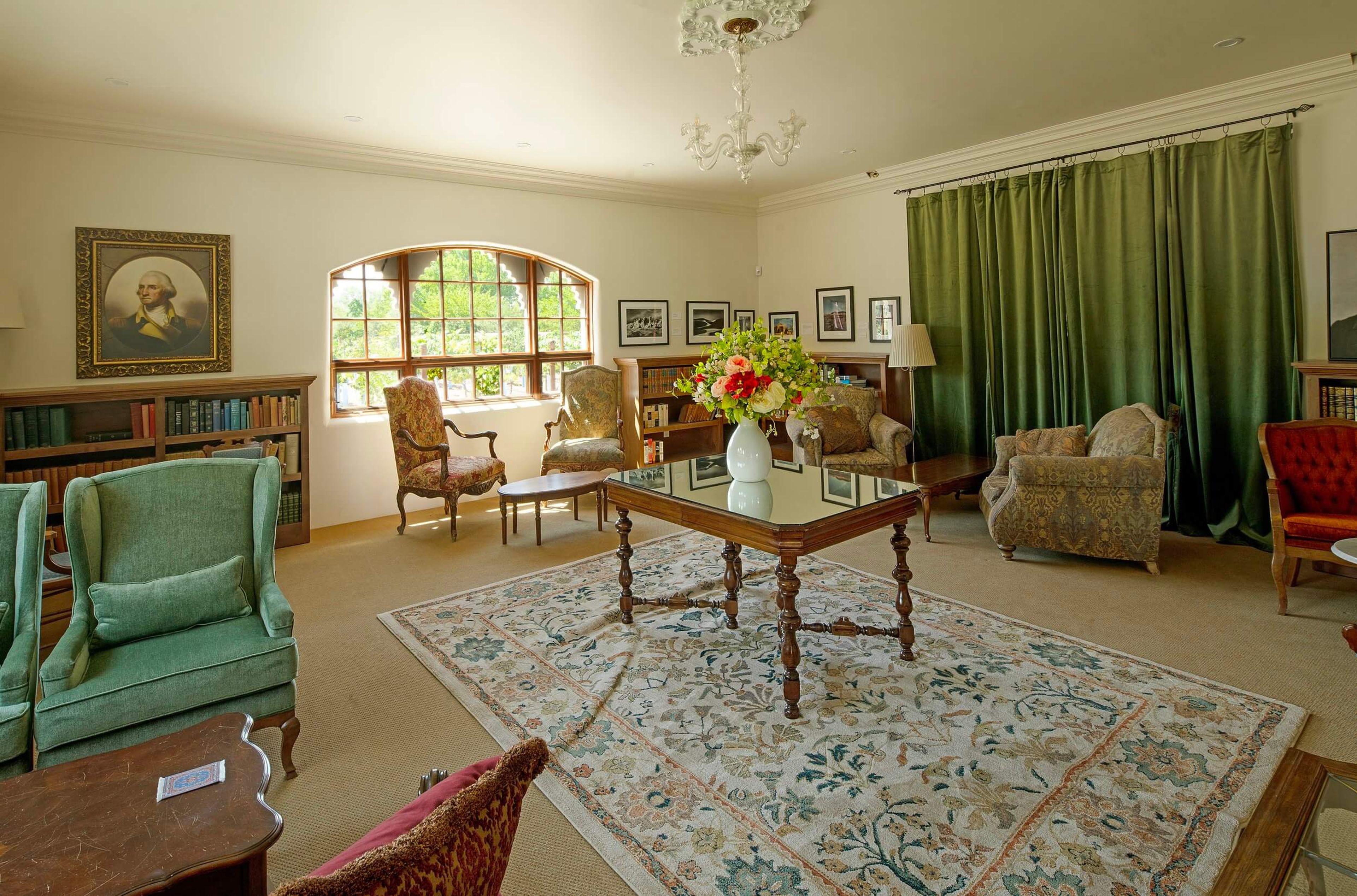 Tea Room & Library, an event space at Casa Rondena Winery