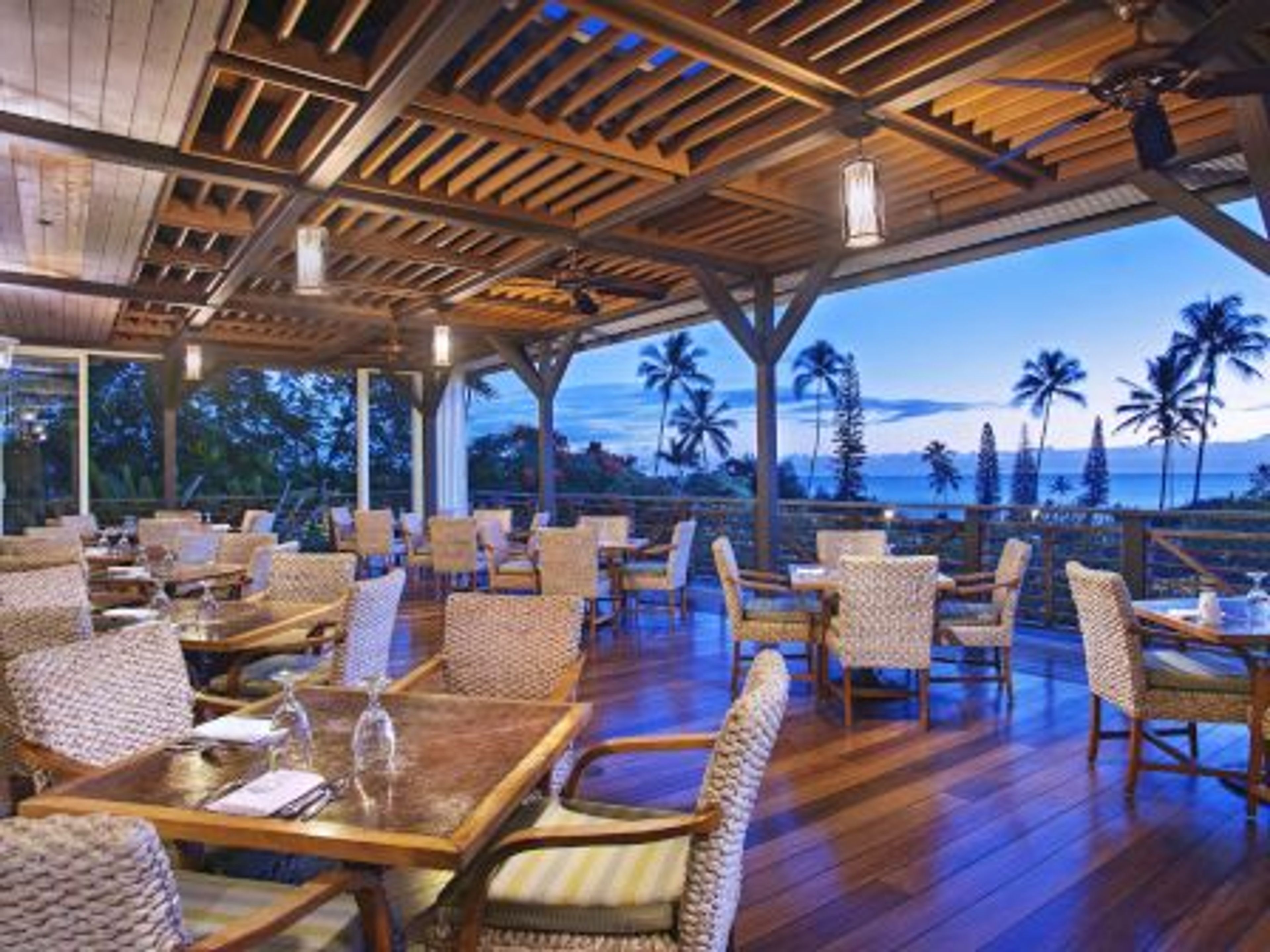 The Restaurant, an event space at Travaasa Hana, Maui