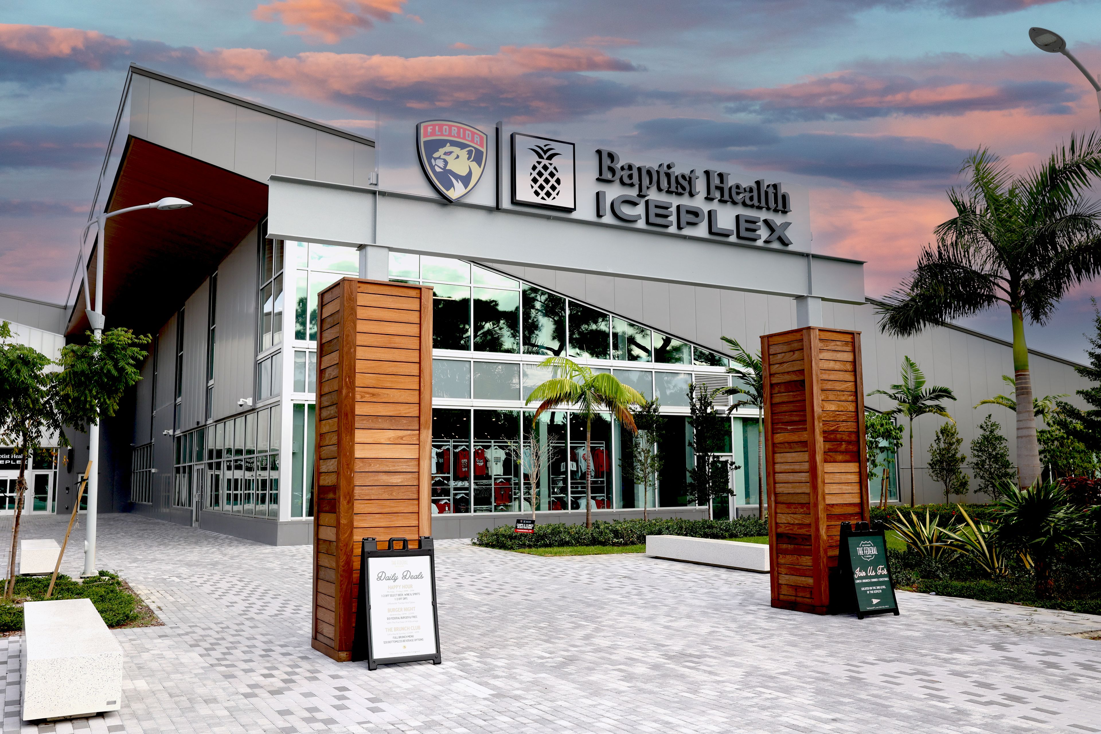 Baptist Health IcePlex, an event space at FTL War Memorial