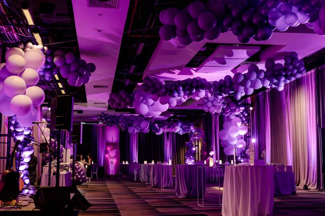Featured photo from Monochrome Meeting - Bold Purple and Moody Lighting in NYC