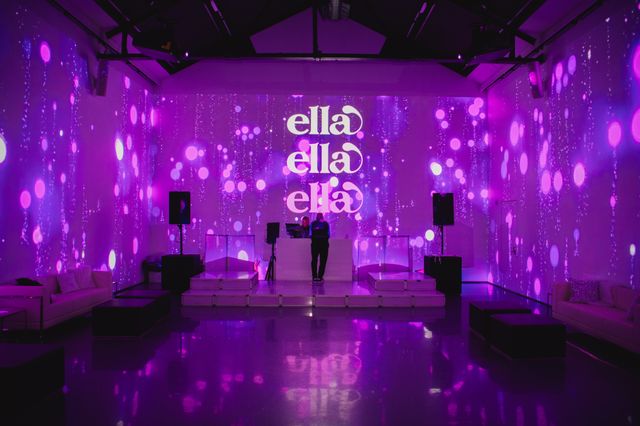 Featured photo from Enter This Glow-Infused Bat Mitzvah at Lavan Chelsea with Projection-Mapped Walls and Custom Branding