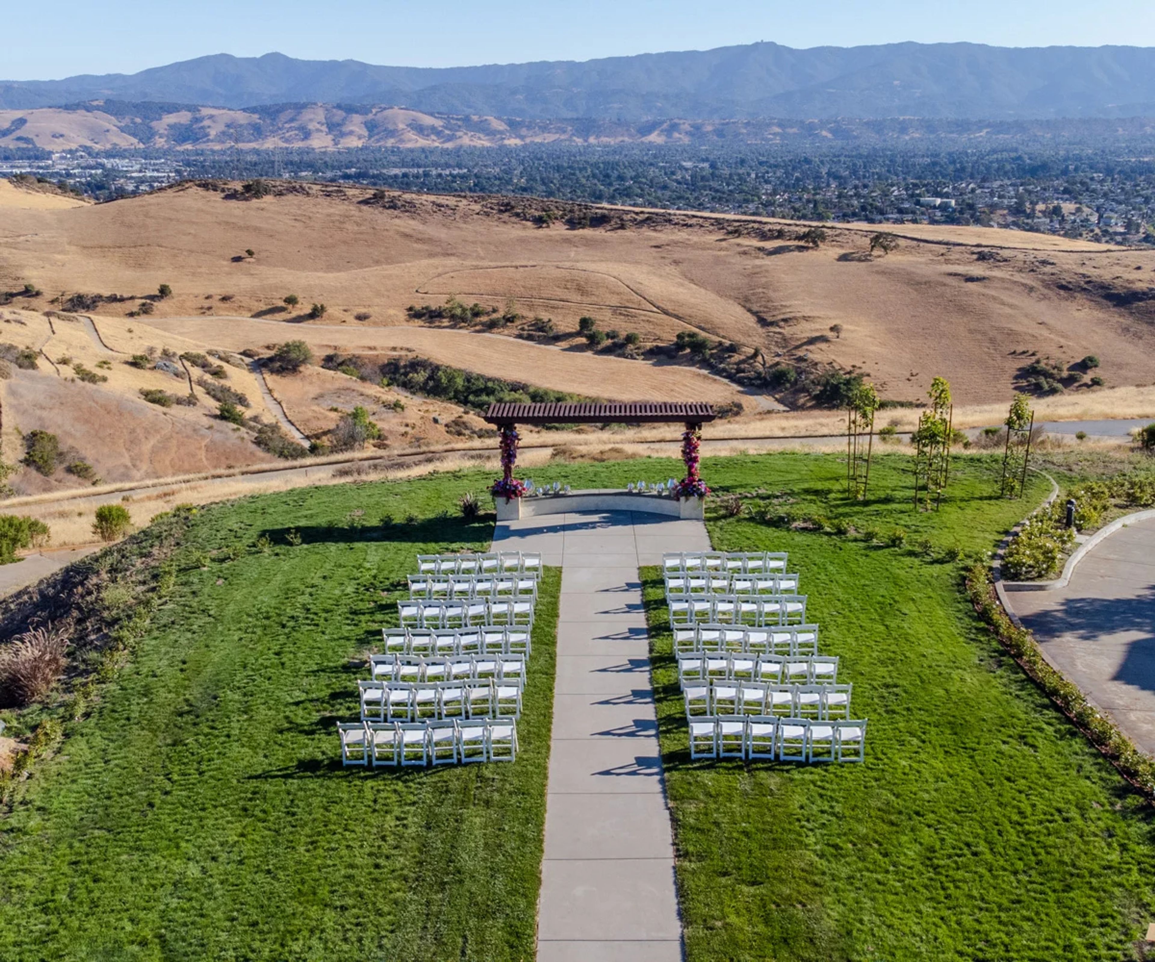 Outdoor Ceremony Lawn / Garden / Hill- top Site, an event space at The Ranch at Silver Creek by Wedgewood Weddings