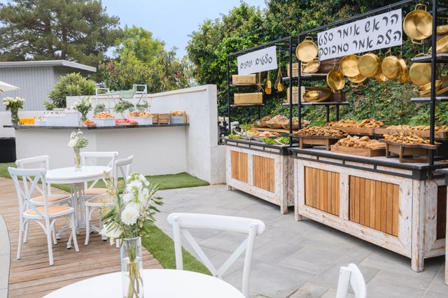 Featured photo from Celebrate this Los Angeles Bar Mitzvah with Elegant Poolside Tablescapes and Modern Garden Style