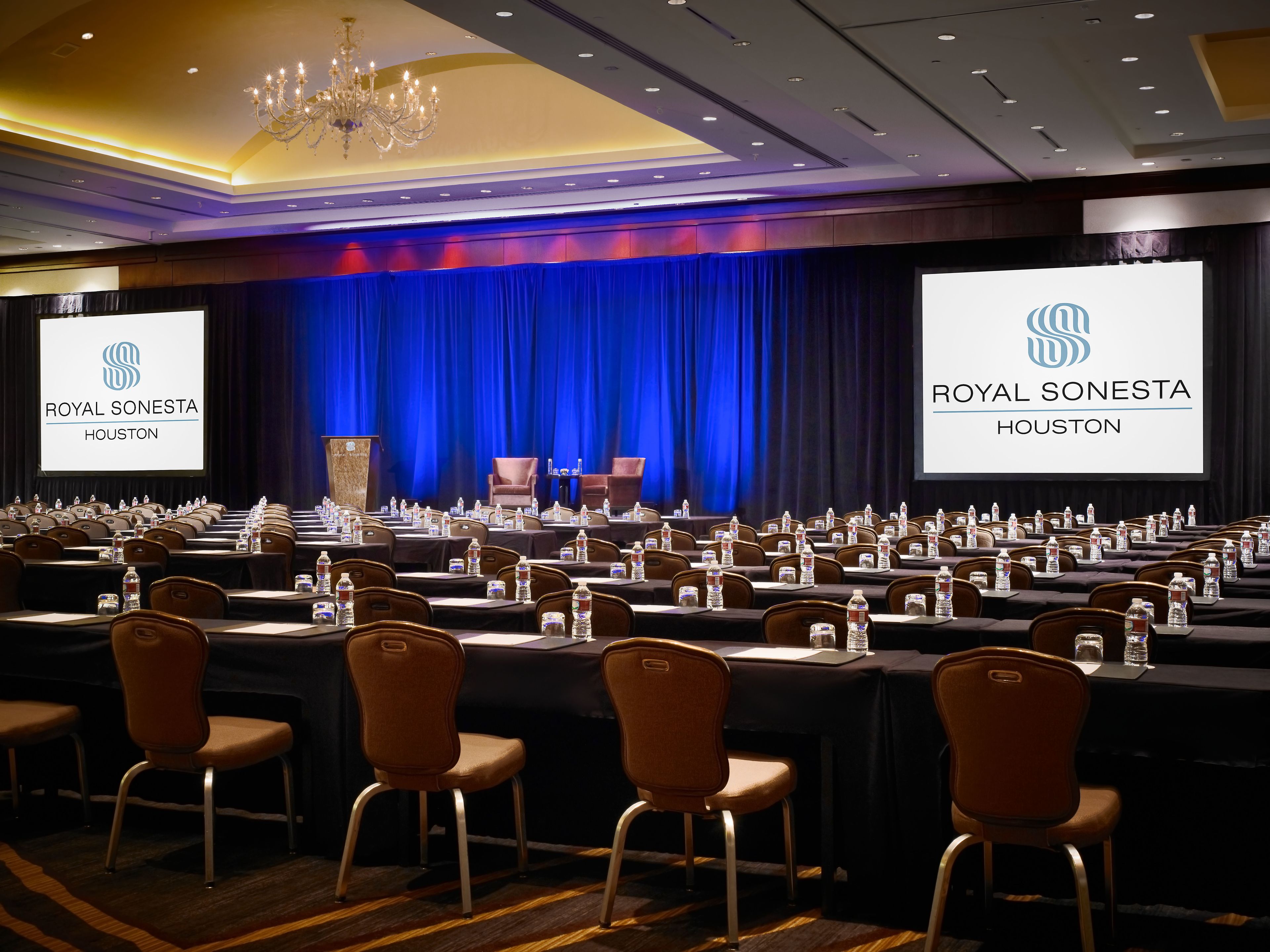 Legends Ballroom, an event space at Royal Sonesta Houston