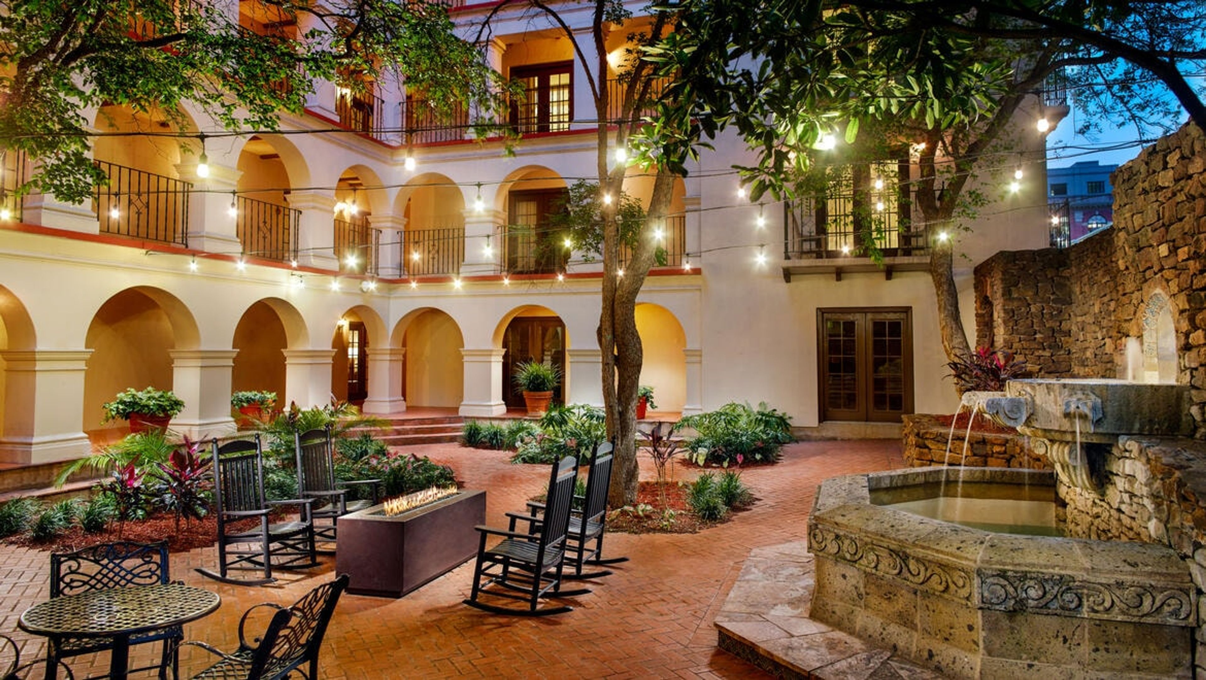 Courtyard, an event space at Omni La Mansion del Rio