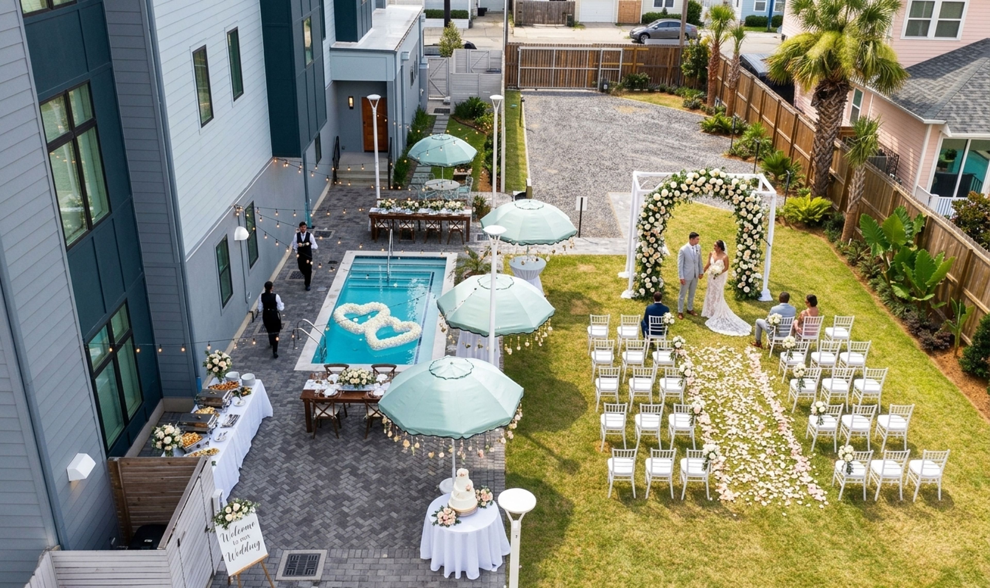 Yard and Pool, an event space at The Revelry