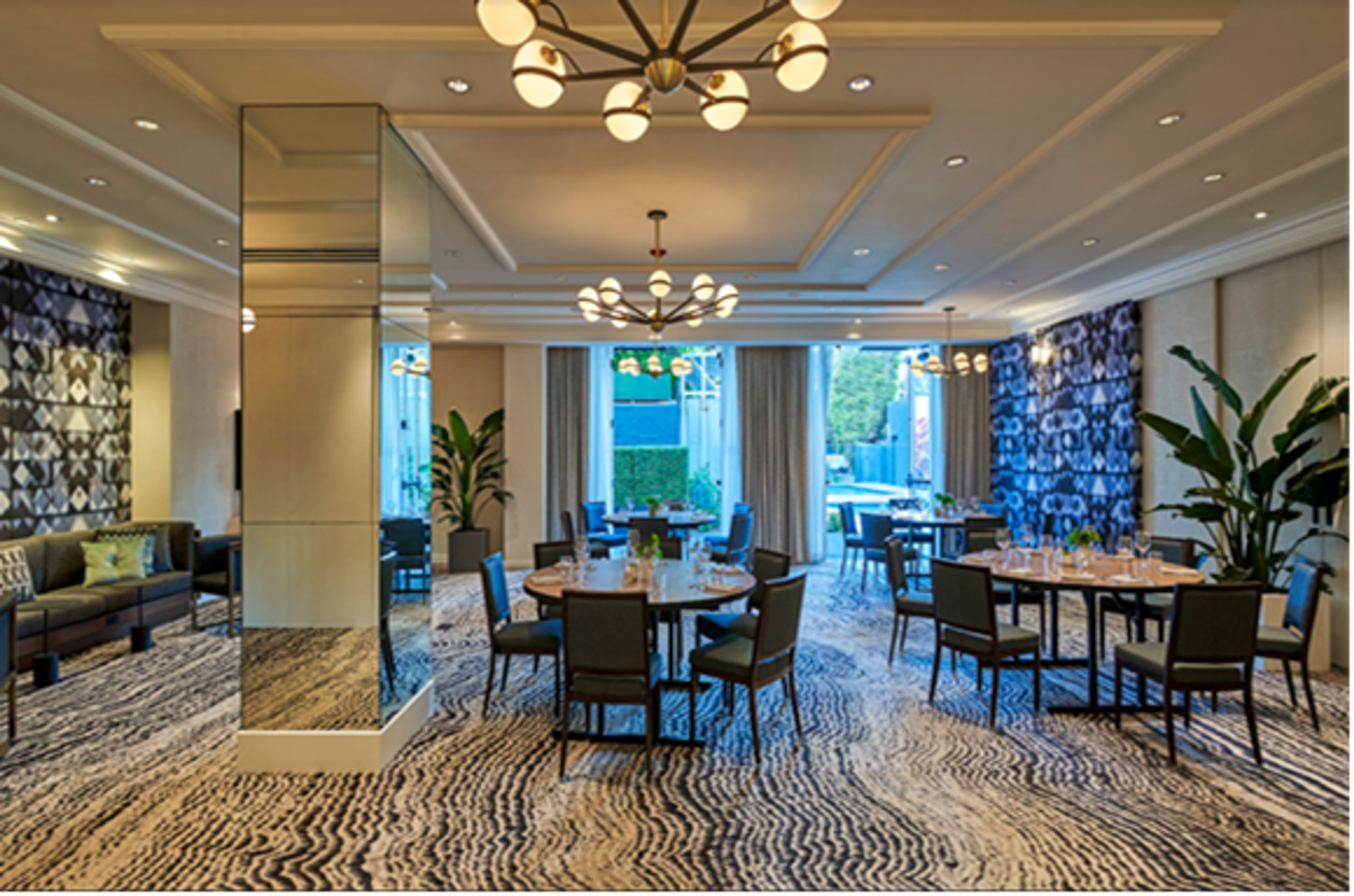 Kingsley Room And Patio, an event space at Viceroy Santa Monica