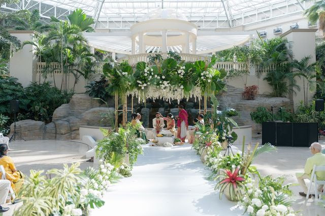 Featured photo from Luxury Telugu Wedding at Gaylord Palms Resort | Tropical Atrium Wedding in Orlando