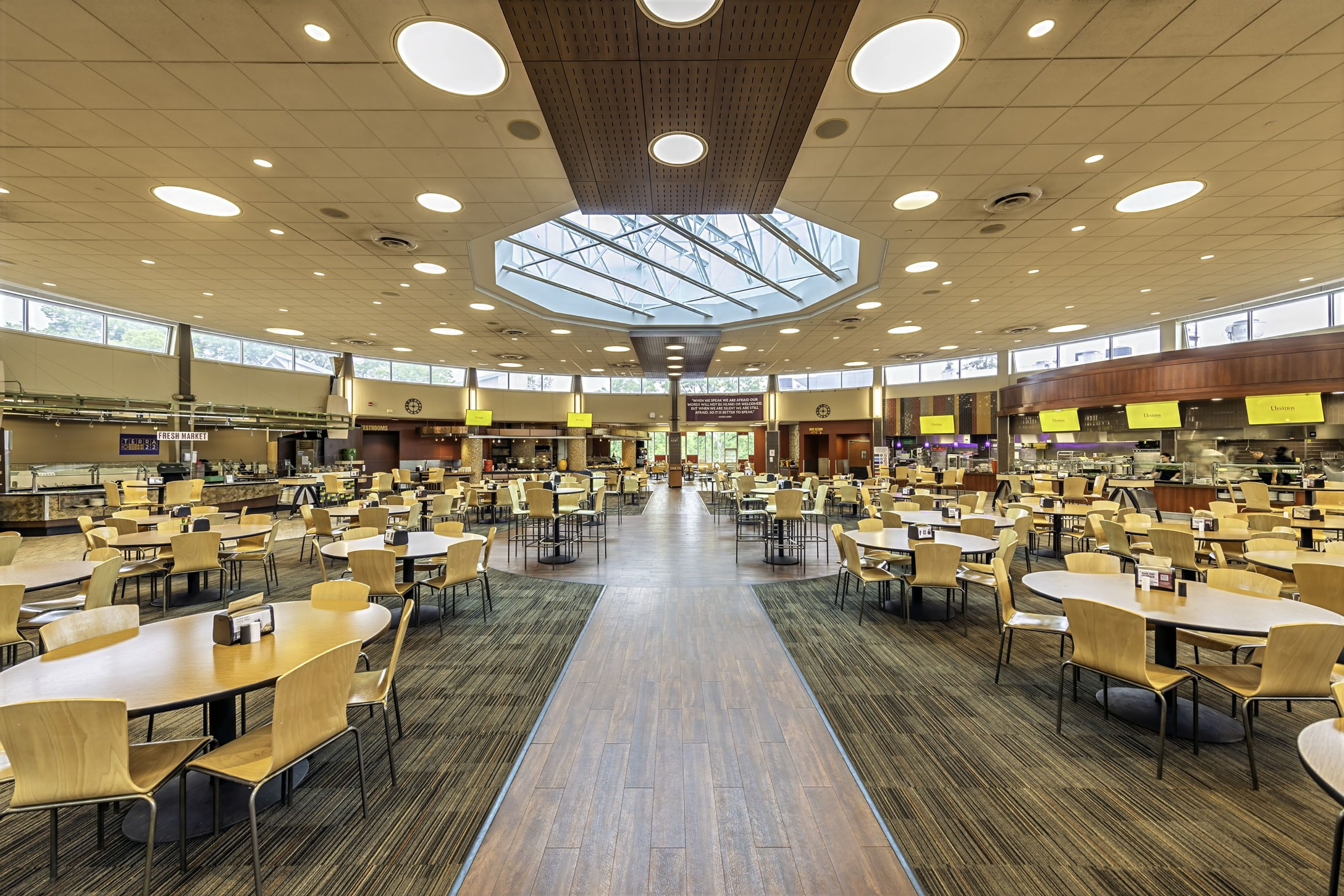 Upper Wismer Dining Hall, an event space at Ursinus College