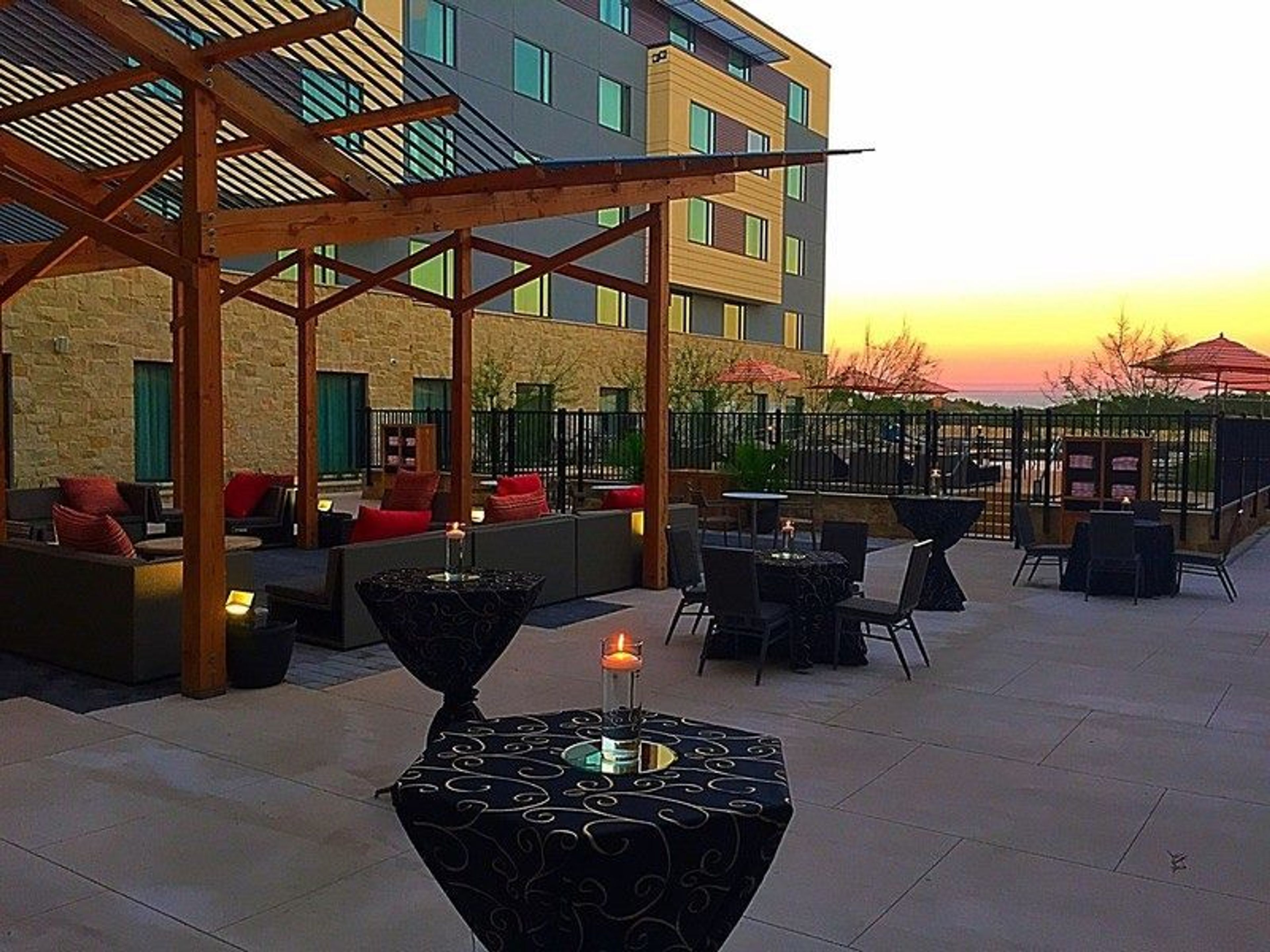 Outdoor Courtyard/ Pergola, an event space at Sonesta Bee Cave Austin Hotel