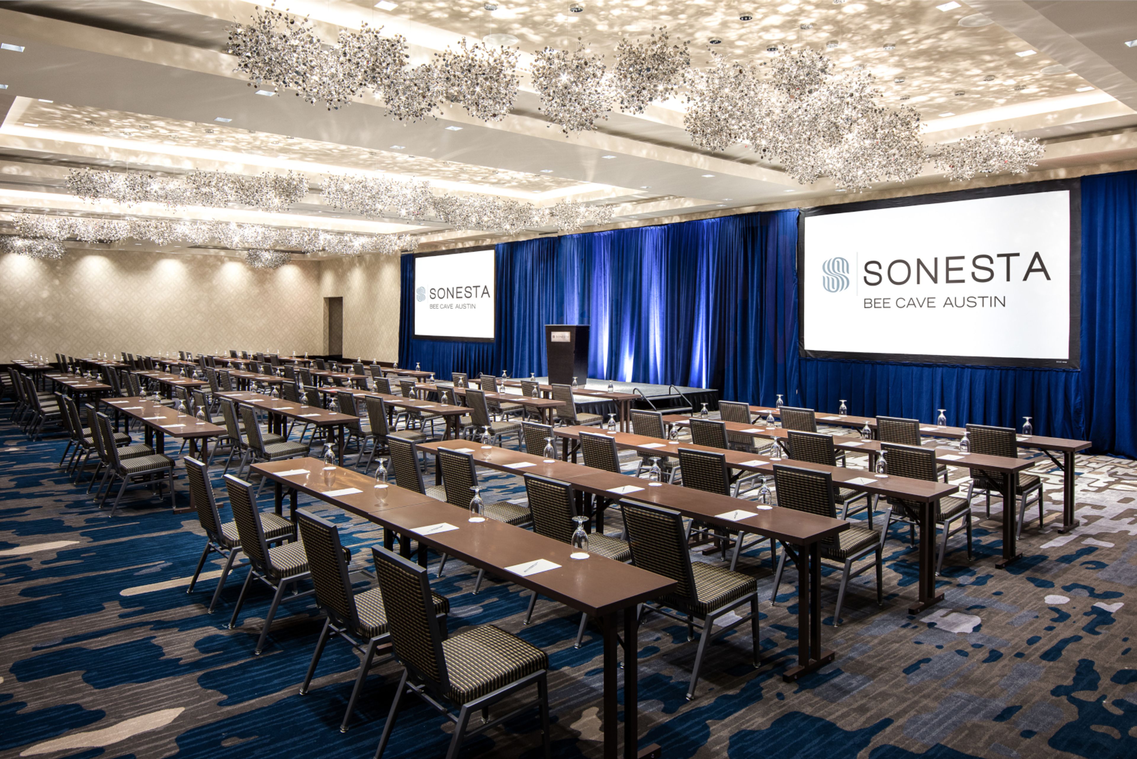 Colony Ballroom, an event space at Sonesta Bee Cave Austin Hotel