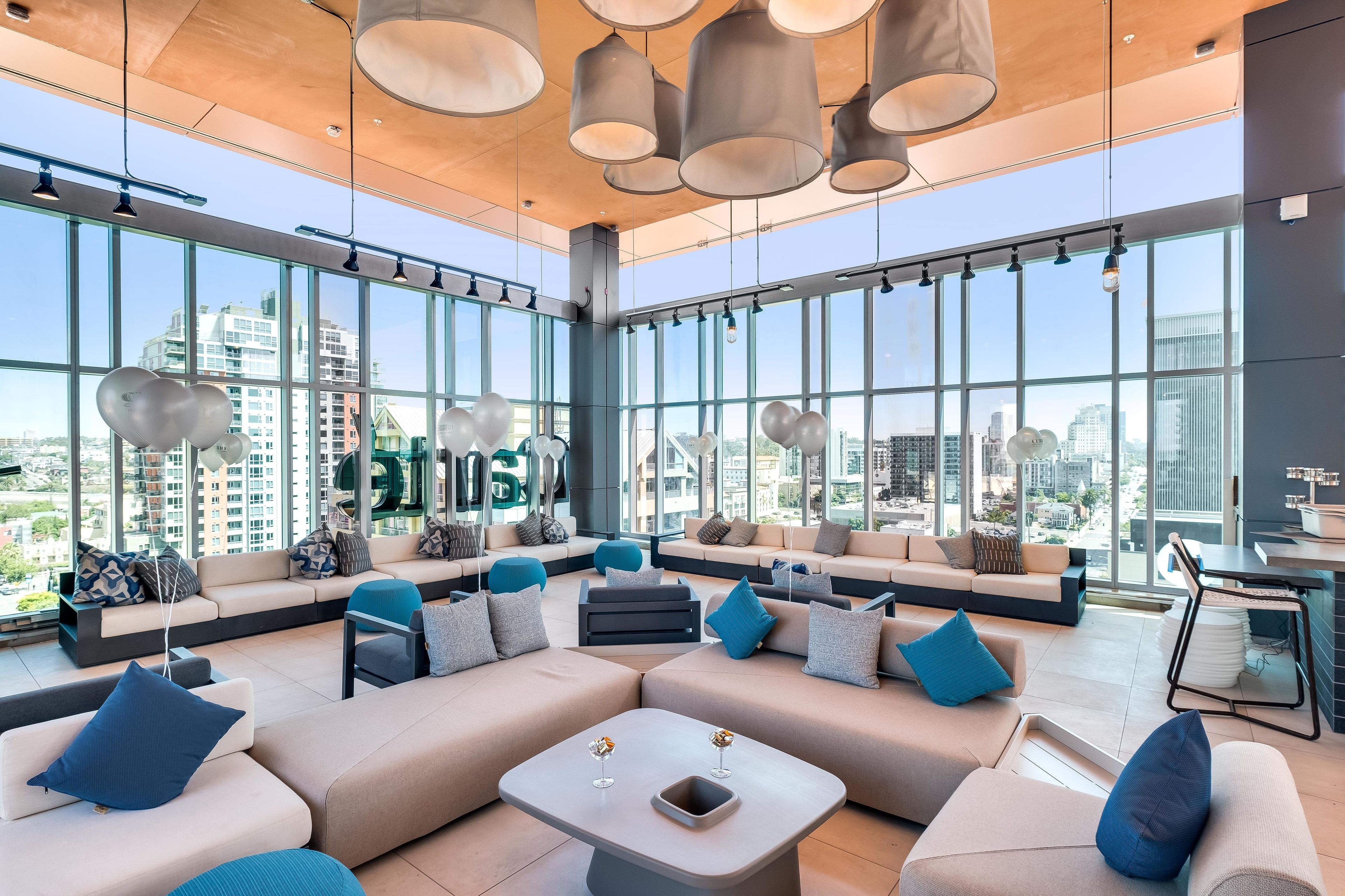 Above Ash Social, an event space at Carte Hotel San Diego Downtown, Curio Collection by Hilton