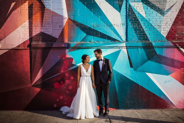 Featured photo from Vibrant Downtown LA Wedding