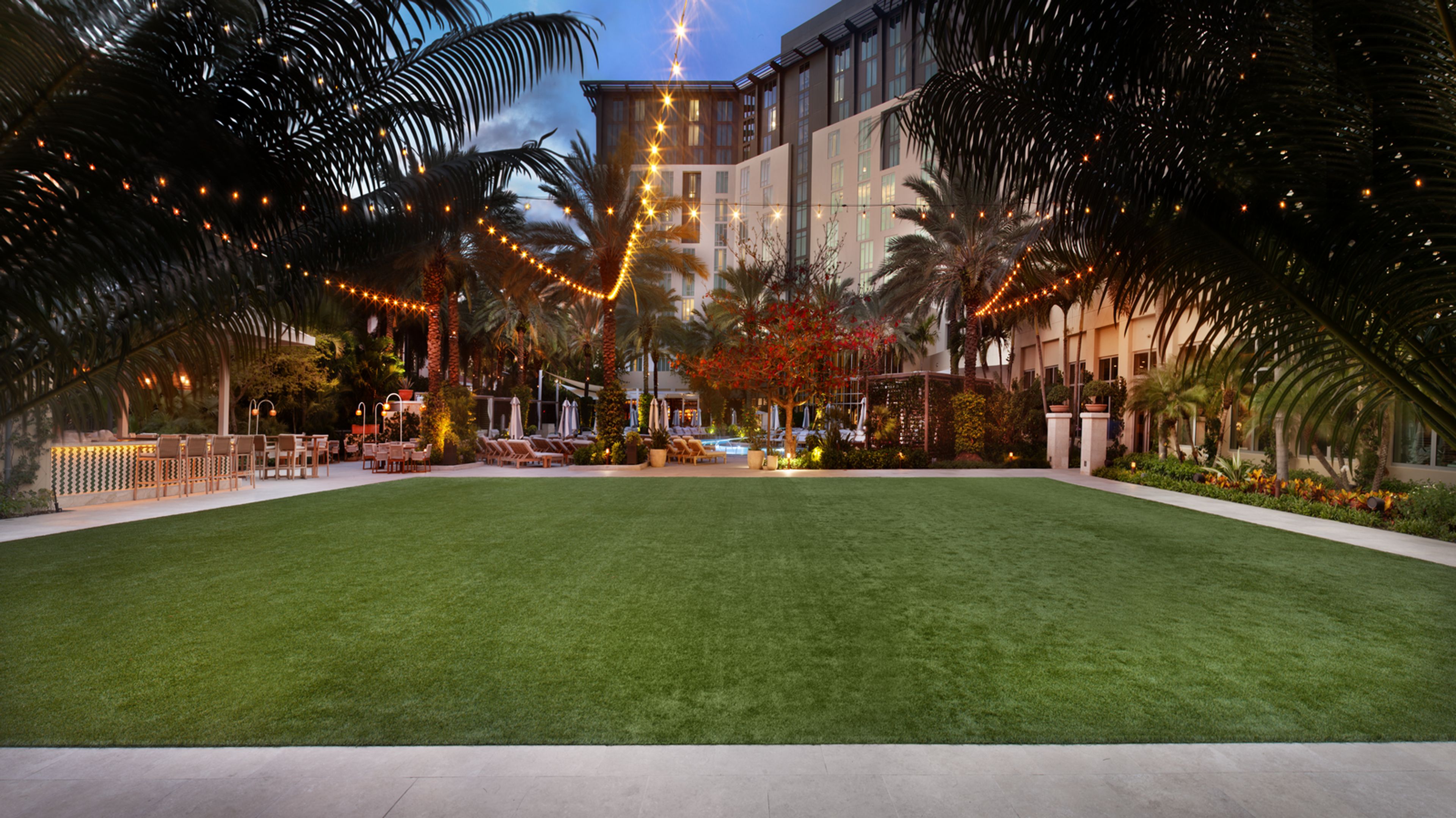Event Lawn, an event space at Hilton West Palm Beach