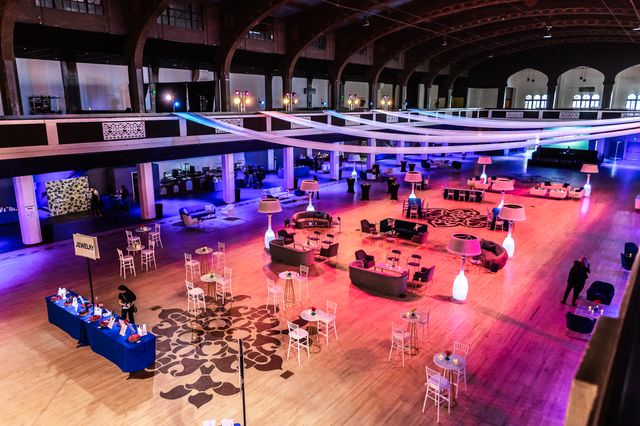 Featured photo from A Sophisticated Fundraiser Featuring Modern Cocktail Tables and Ambient Purple Lighting in Los Angeles