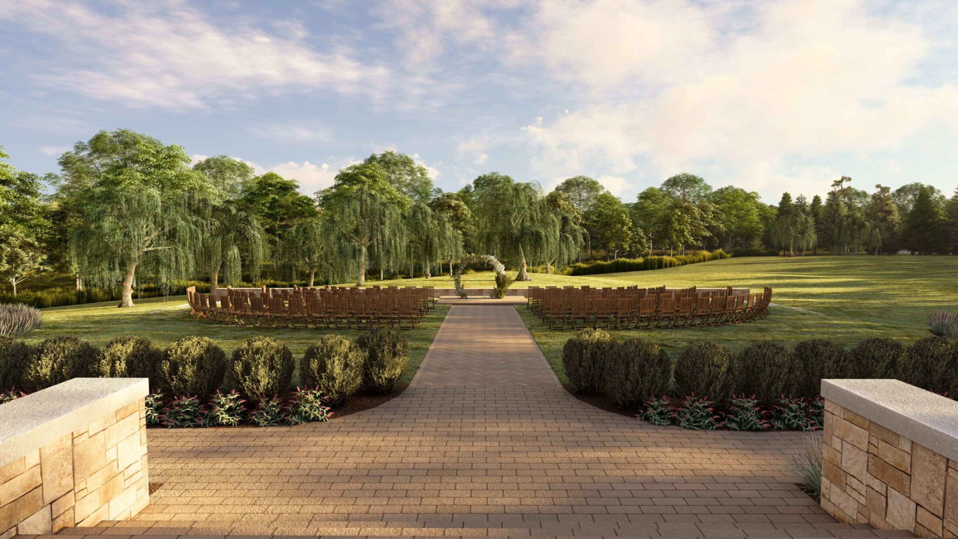 Outdoor Garden Ceremony Space, an event space at Rosemont