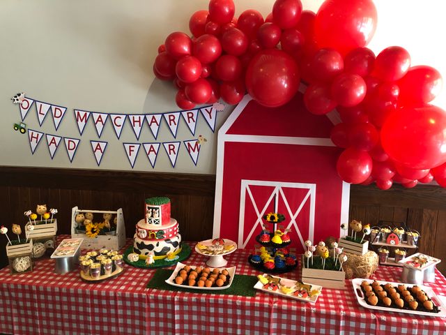 Featured photo from Farm Themed First Birthday at Giordanos Greek Town in Chicago, IL