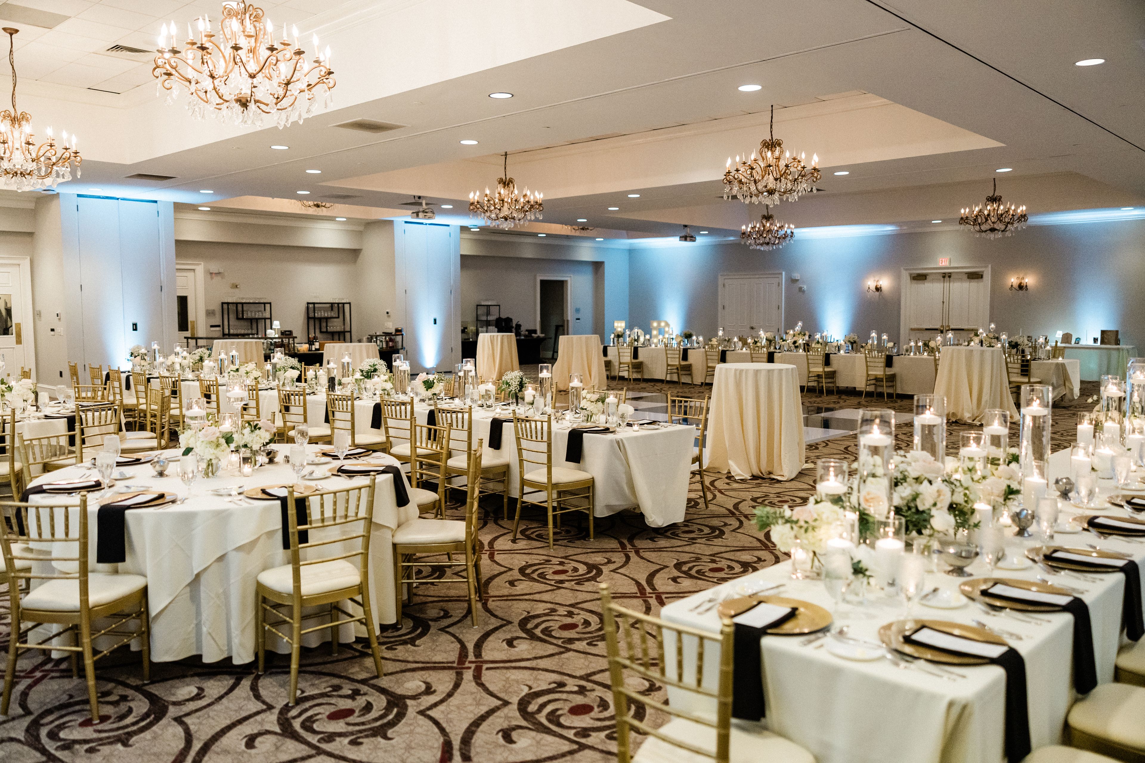 The Grand Ballroom, an event space at Brier Creek Country Club