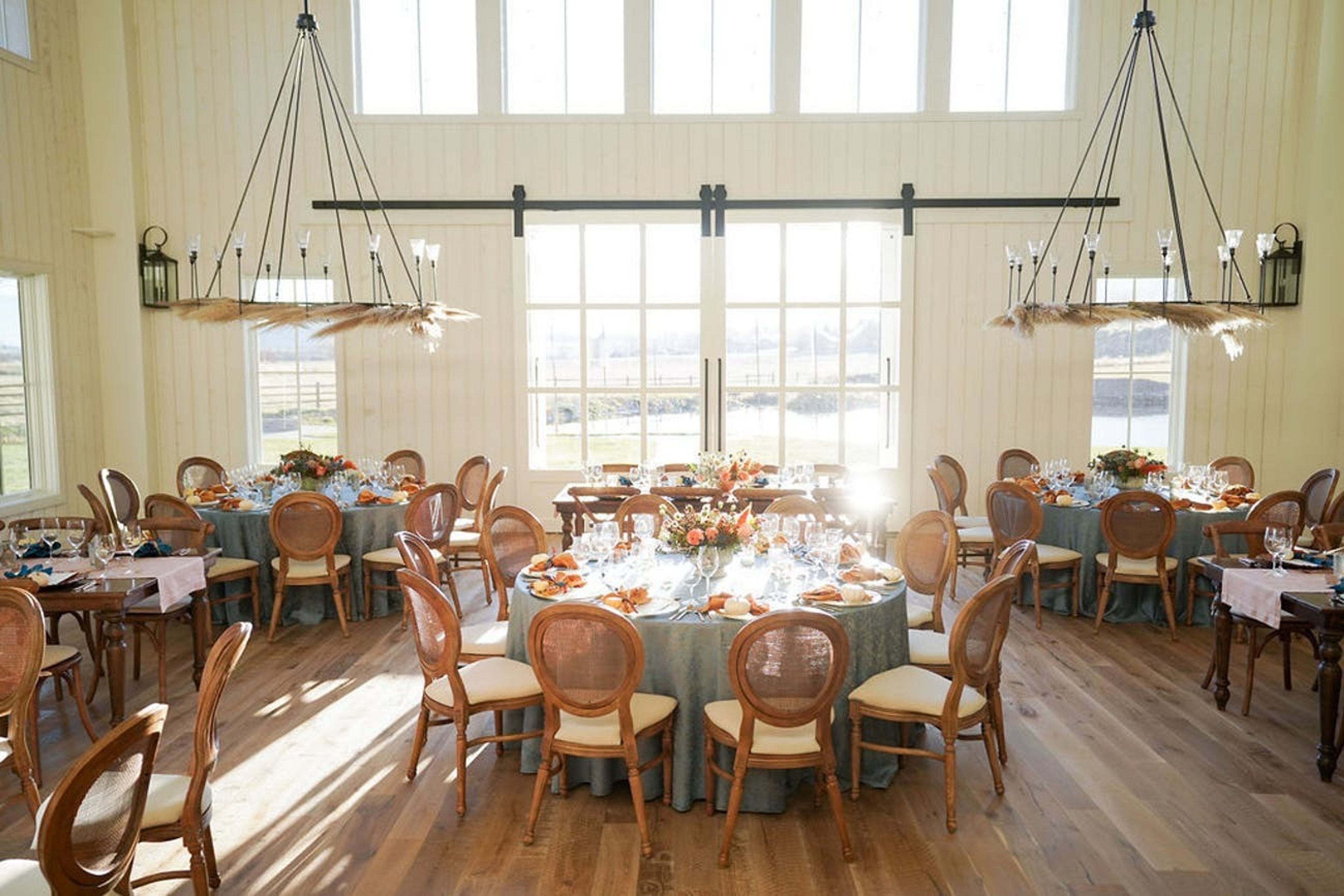 The Barn, an event space at River Bottoms Ranch