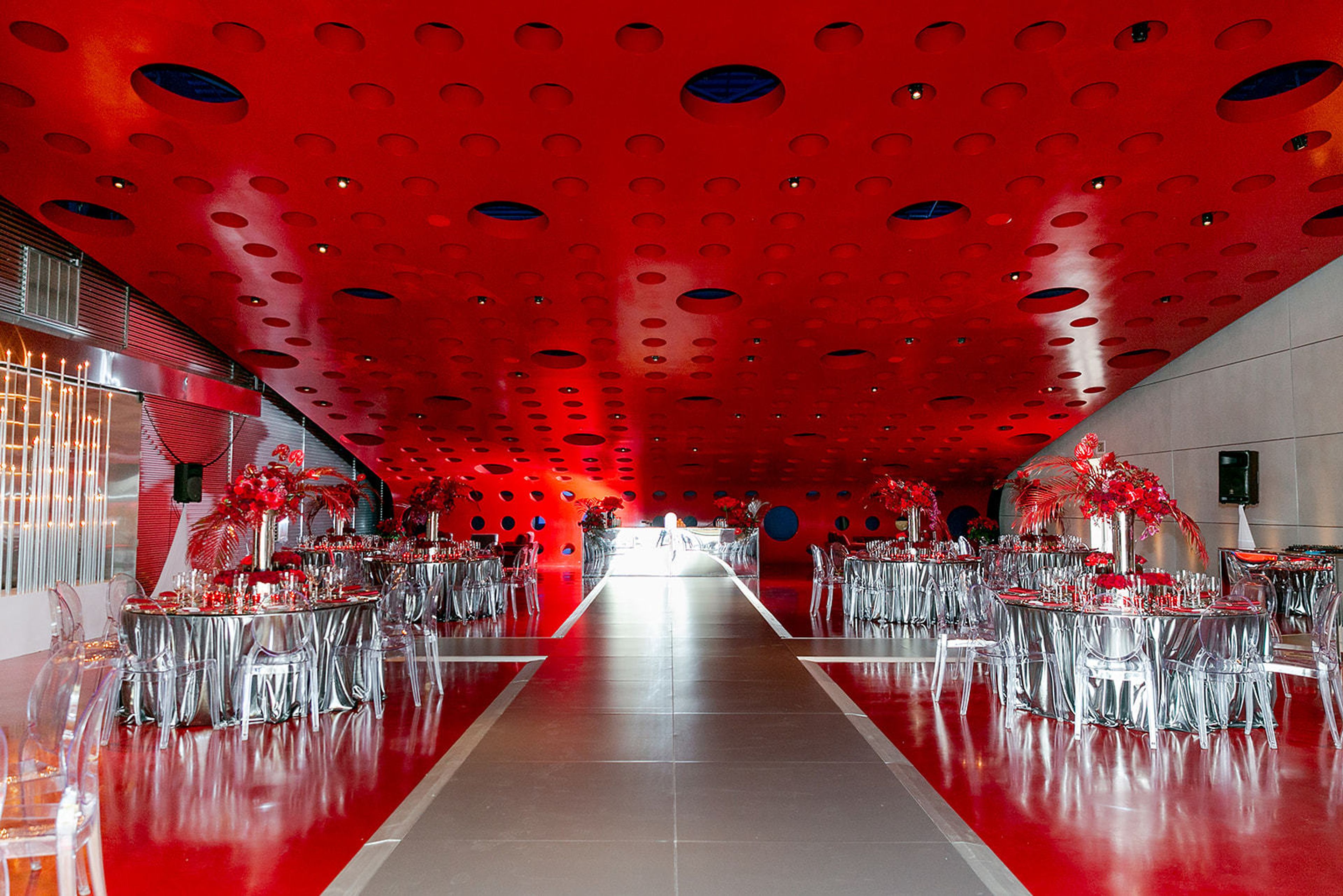 Red Room, an event space at Scottsdale Hangar One