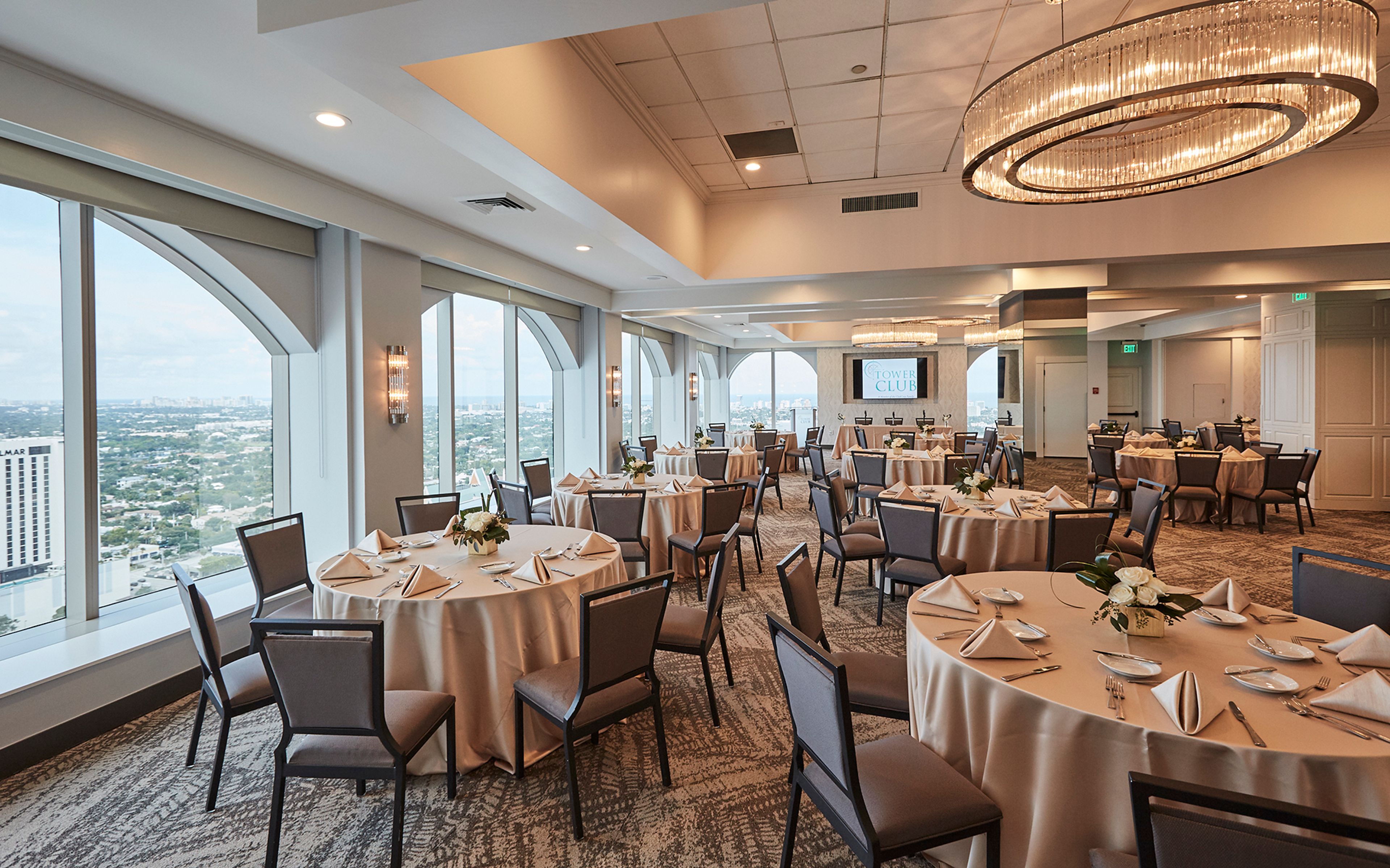 Union Ballroom, an event space at Tower Club - Fort Lauderdale
