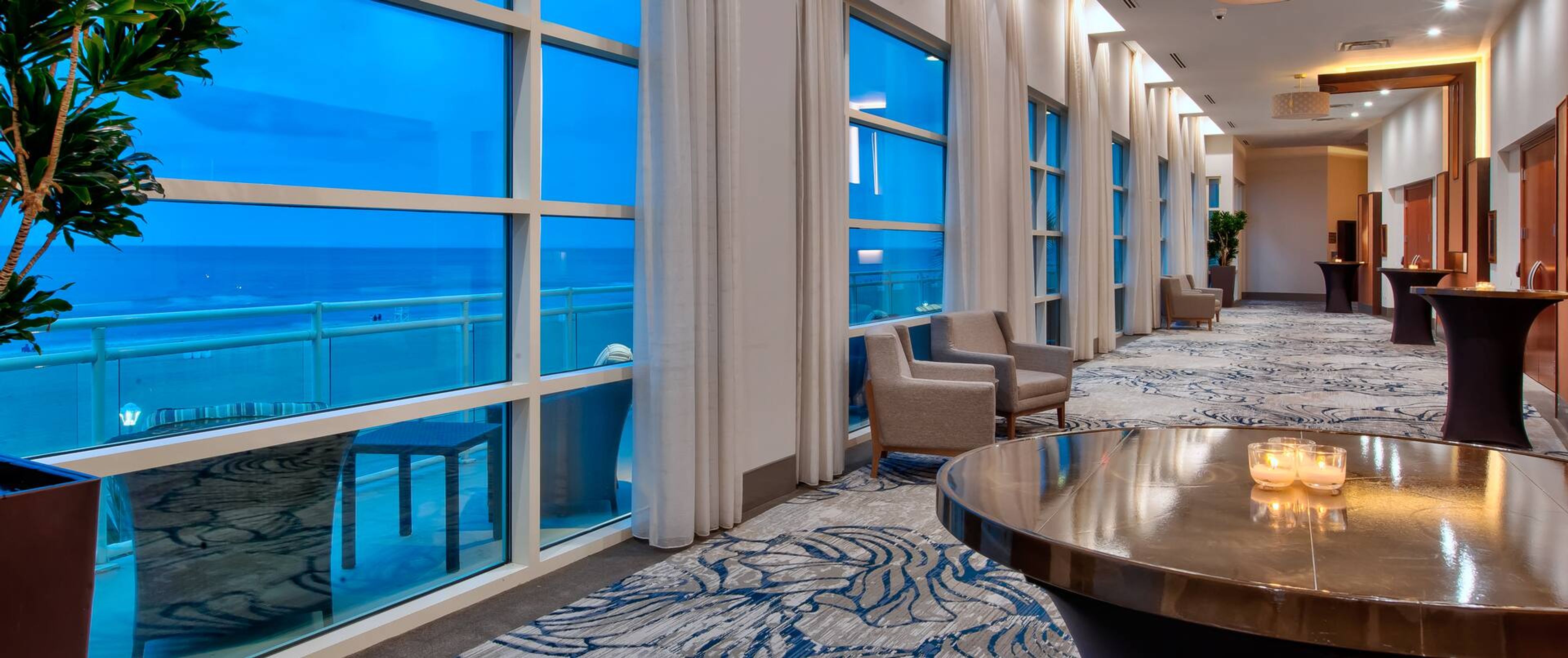 Nautilus Ballroom Foyer, an event space at Hilton Garden Inn Virginia Beach Oceanfront