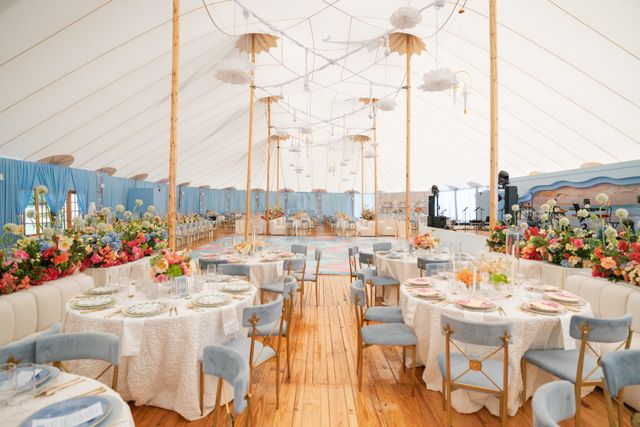 Featured photo from Discover this Romantic Wedding with Pastel Florals and Waterfront Views at Coastal Discovery Museum