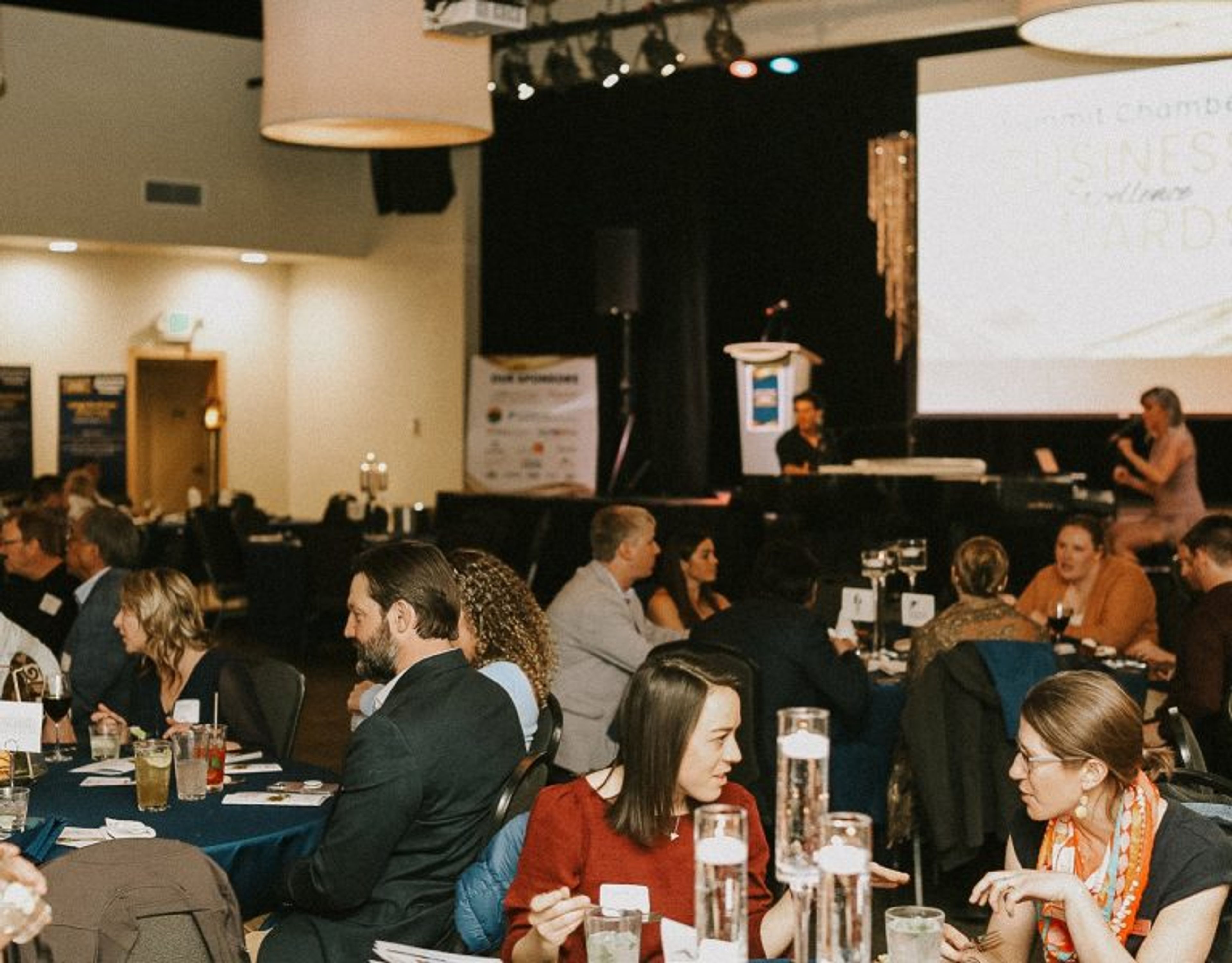 Warren Station Ballroom, an event space at Warren Station at Keystone