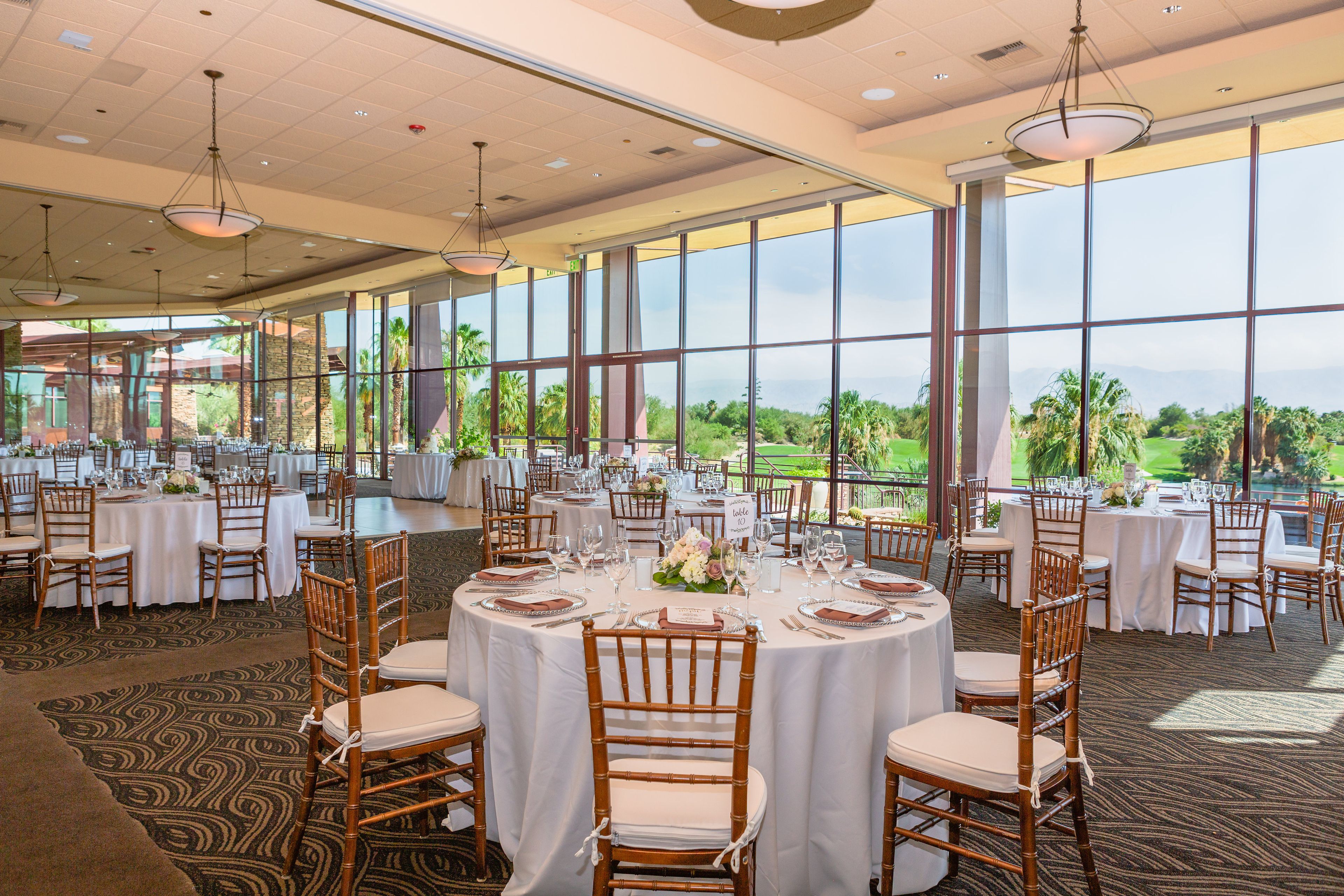 Firecliff Ballroom, an event space at Desert Willow Golf Resort