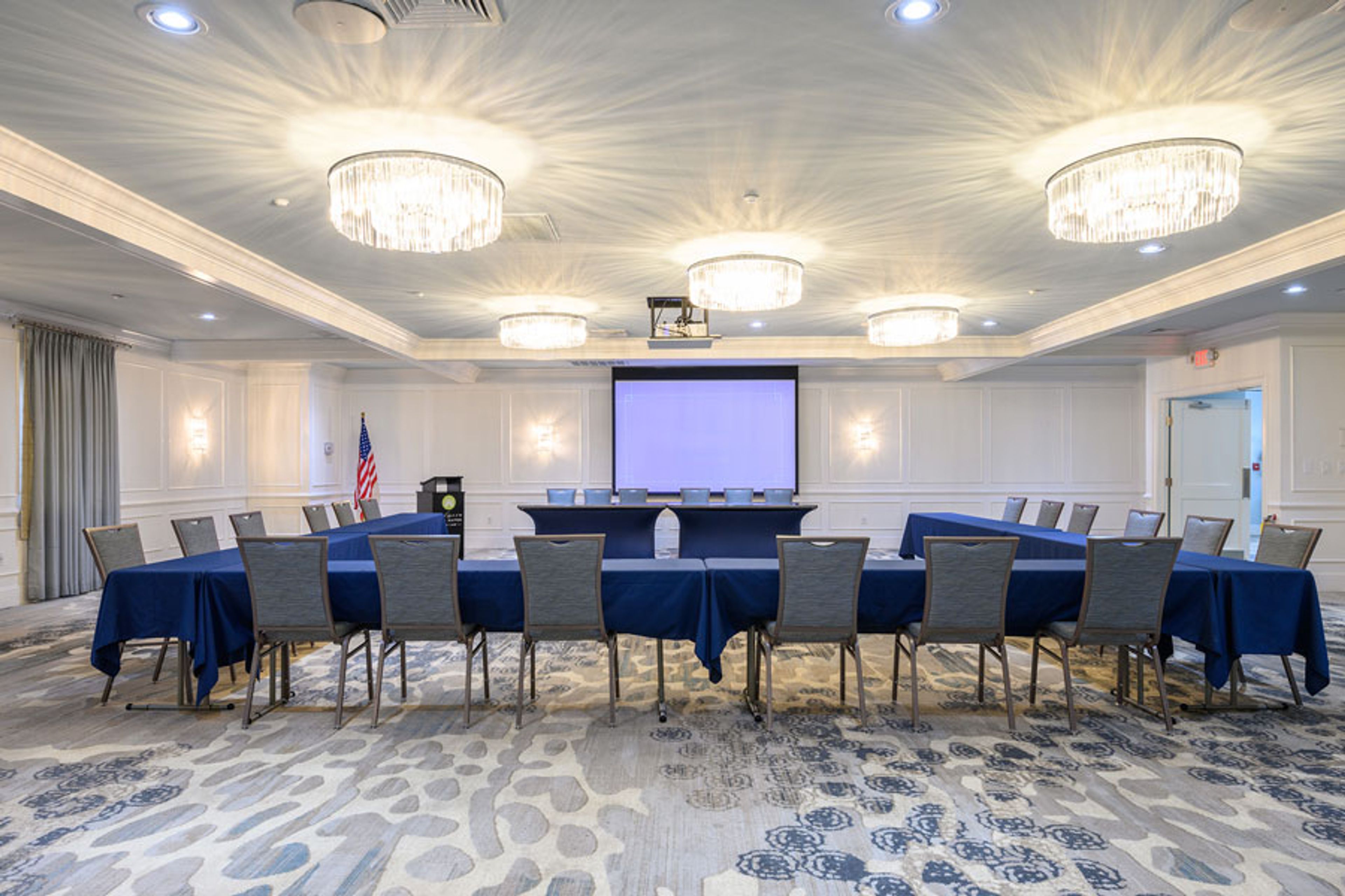 Crystal Hall, an event space at Park Lane Hotel & Suites