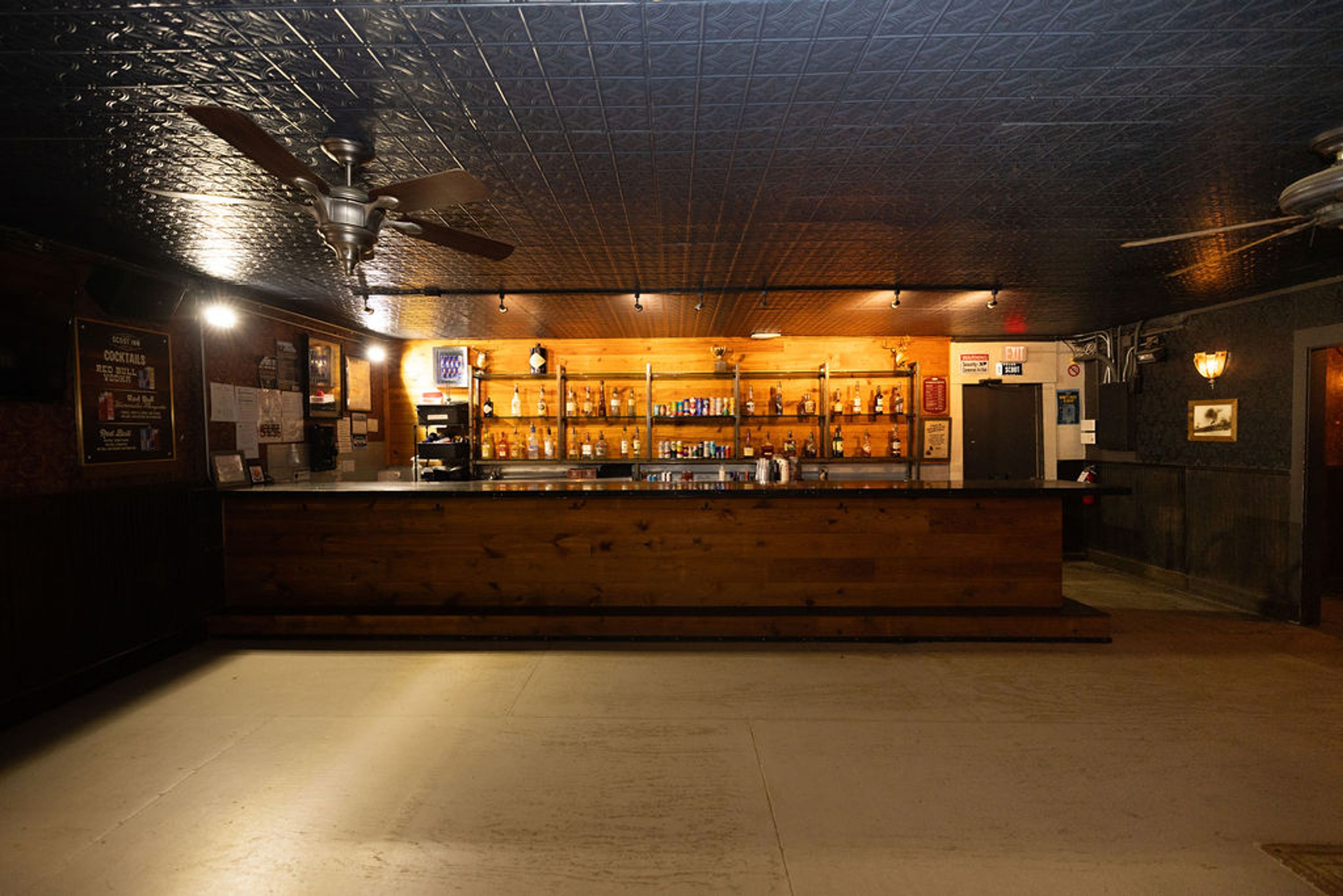 Longhorn Lounge, an event space at Scoot Inn