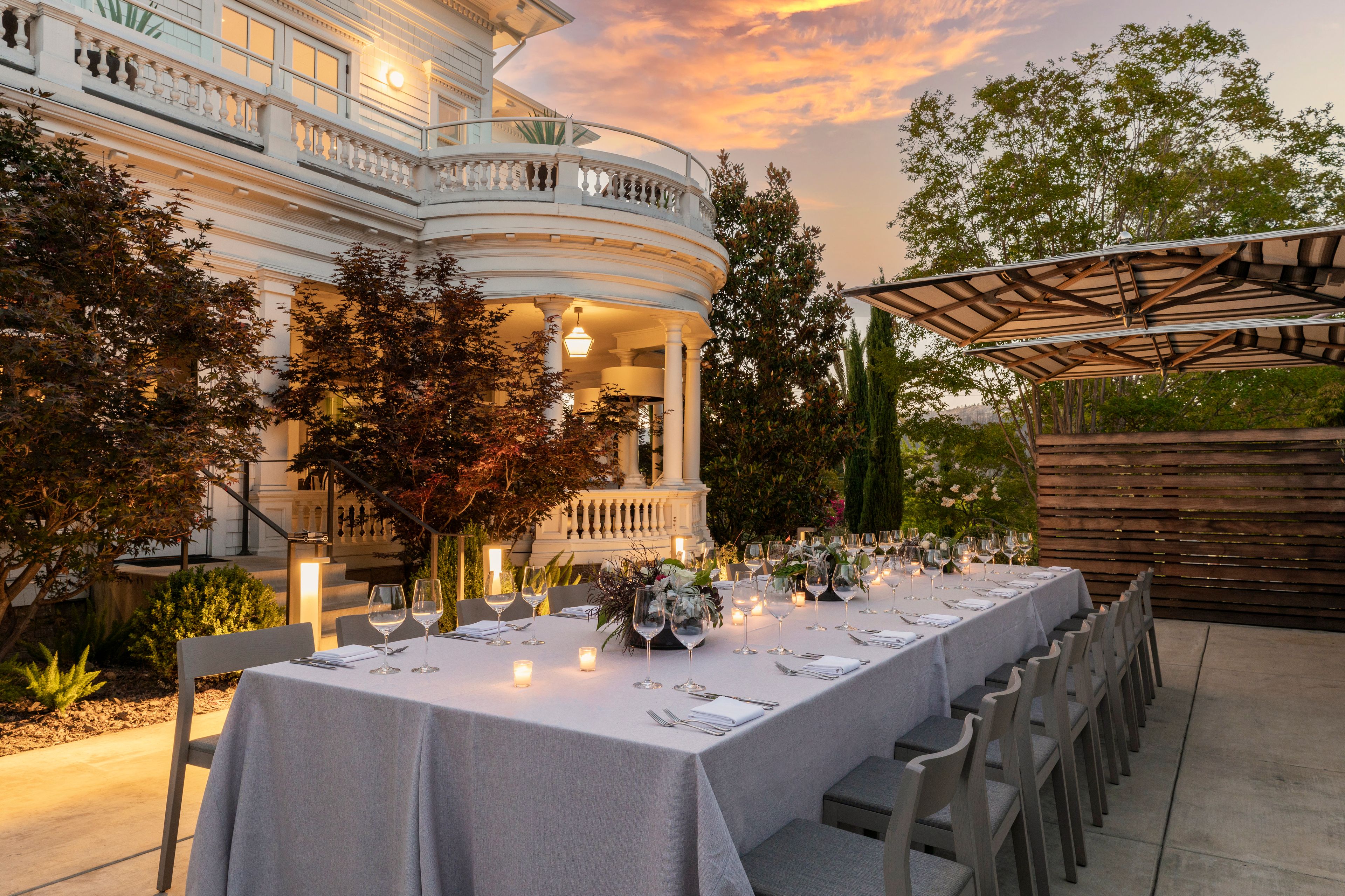 Violetto Restaurant Patio, an event space at Alila Napa Valley