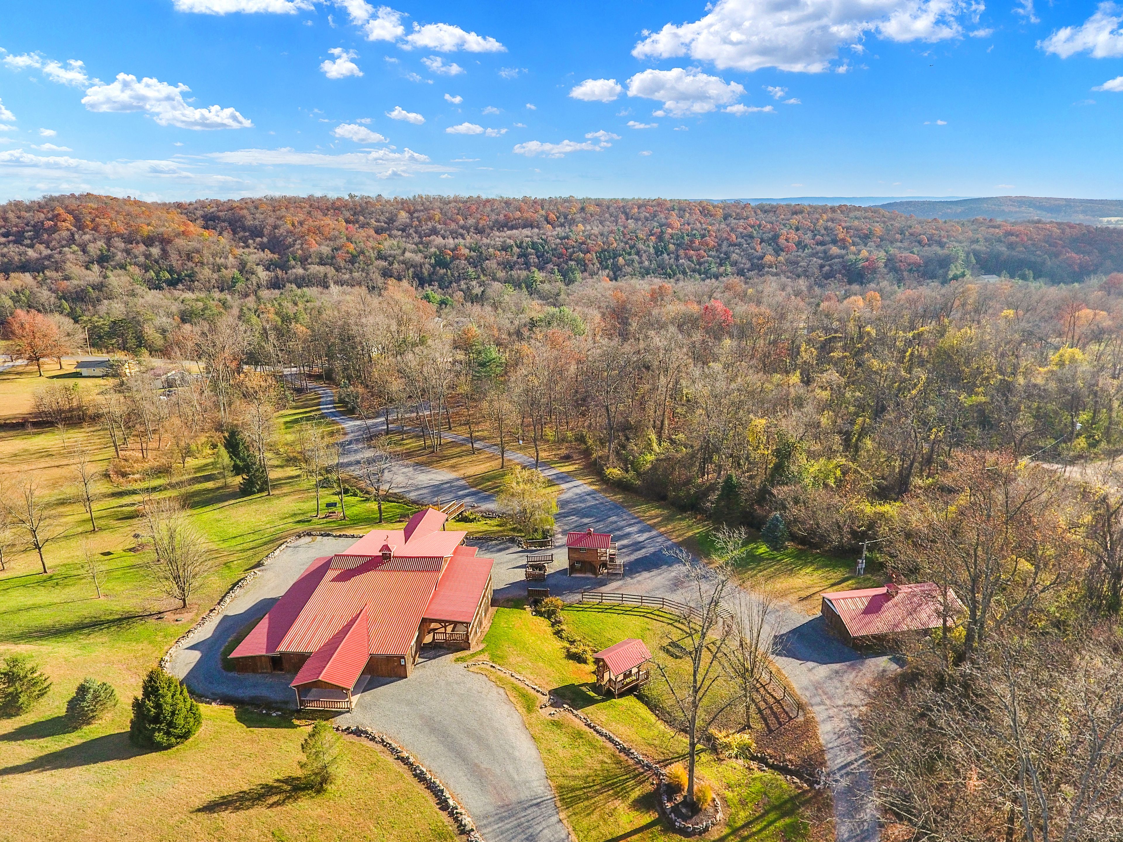 The Barn, an event space at Laurel Rock Farm