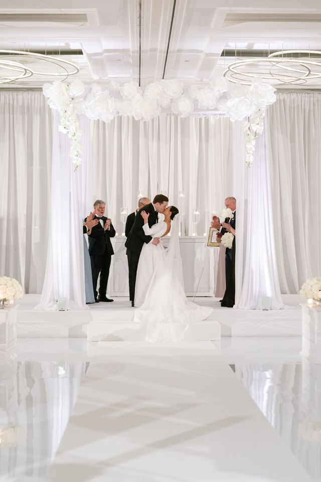 Featured photo from Experience This Timeless Wedding Featuring an All-White Palette and Romantic Candlelit Details at Four Seasons Hotel