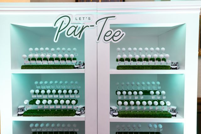 Featured photo from Inside This Golf-Inspired Bar Mitzvah with Custom Displays and Sculpted Greenery at Pacific Club