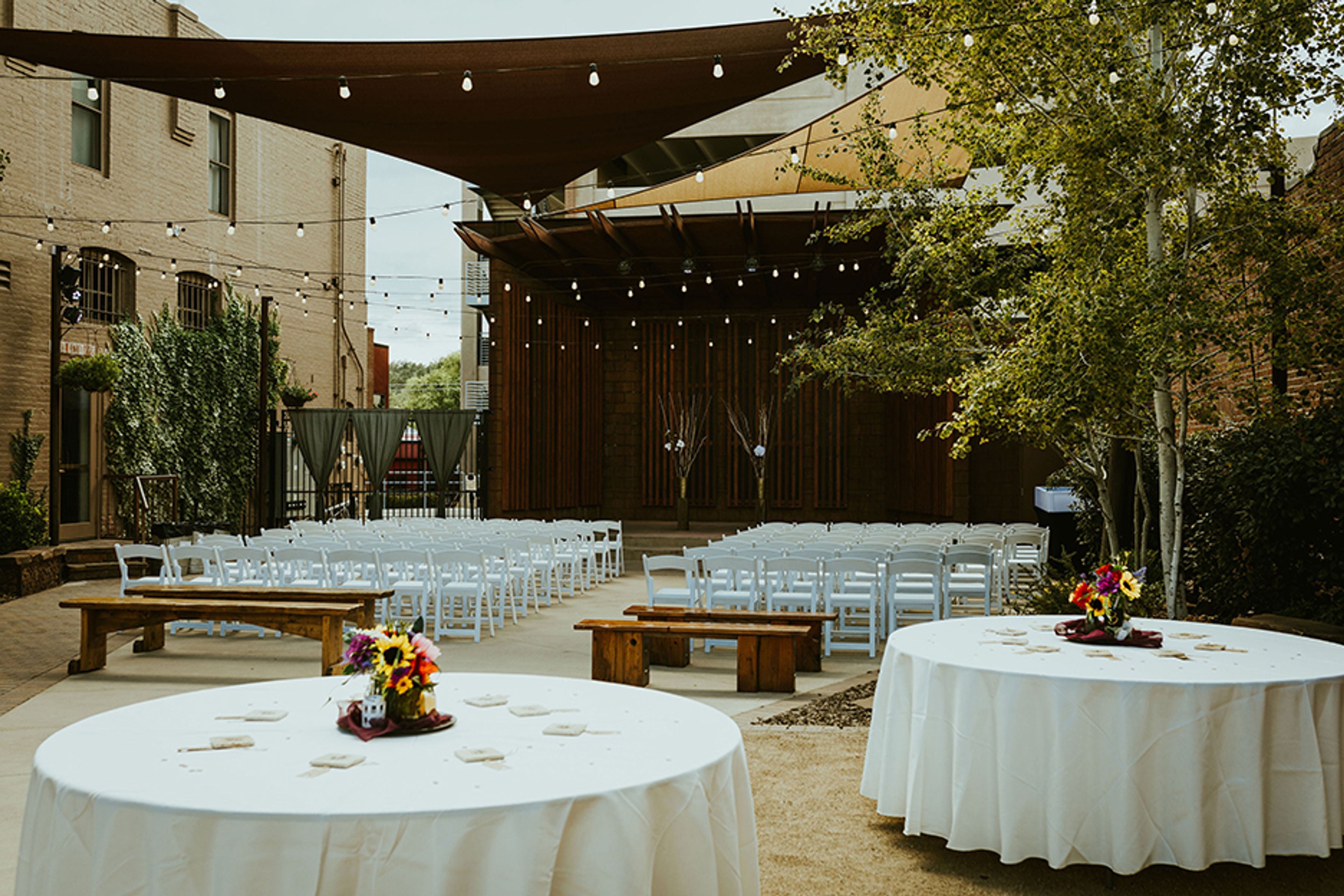 The Courtyard, an event space at Grand Highland Hotel