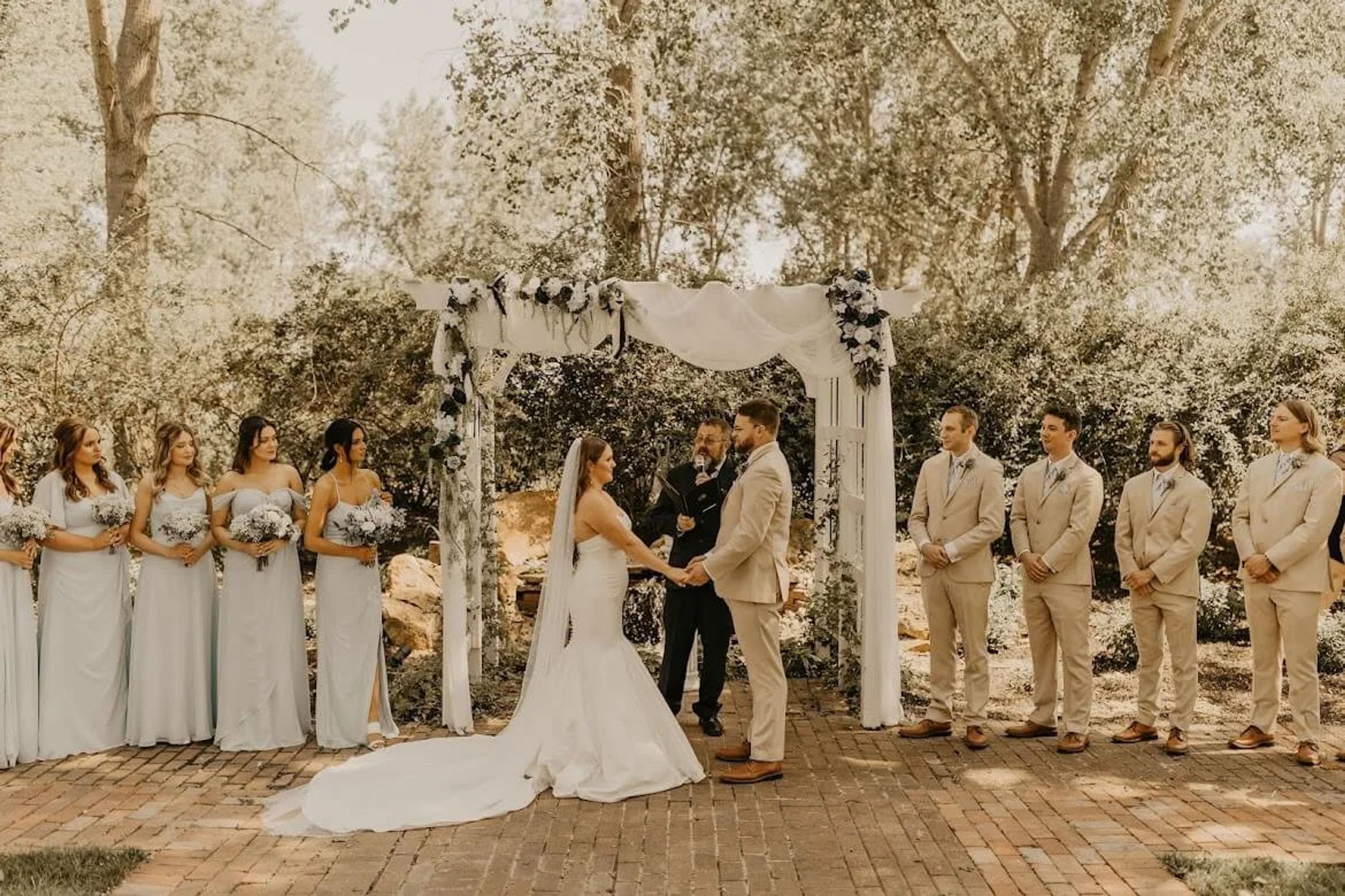Garden and White Barn, an event space at Victorian Veranda Country Inn