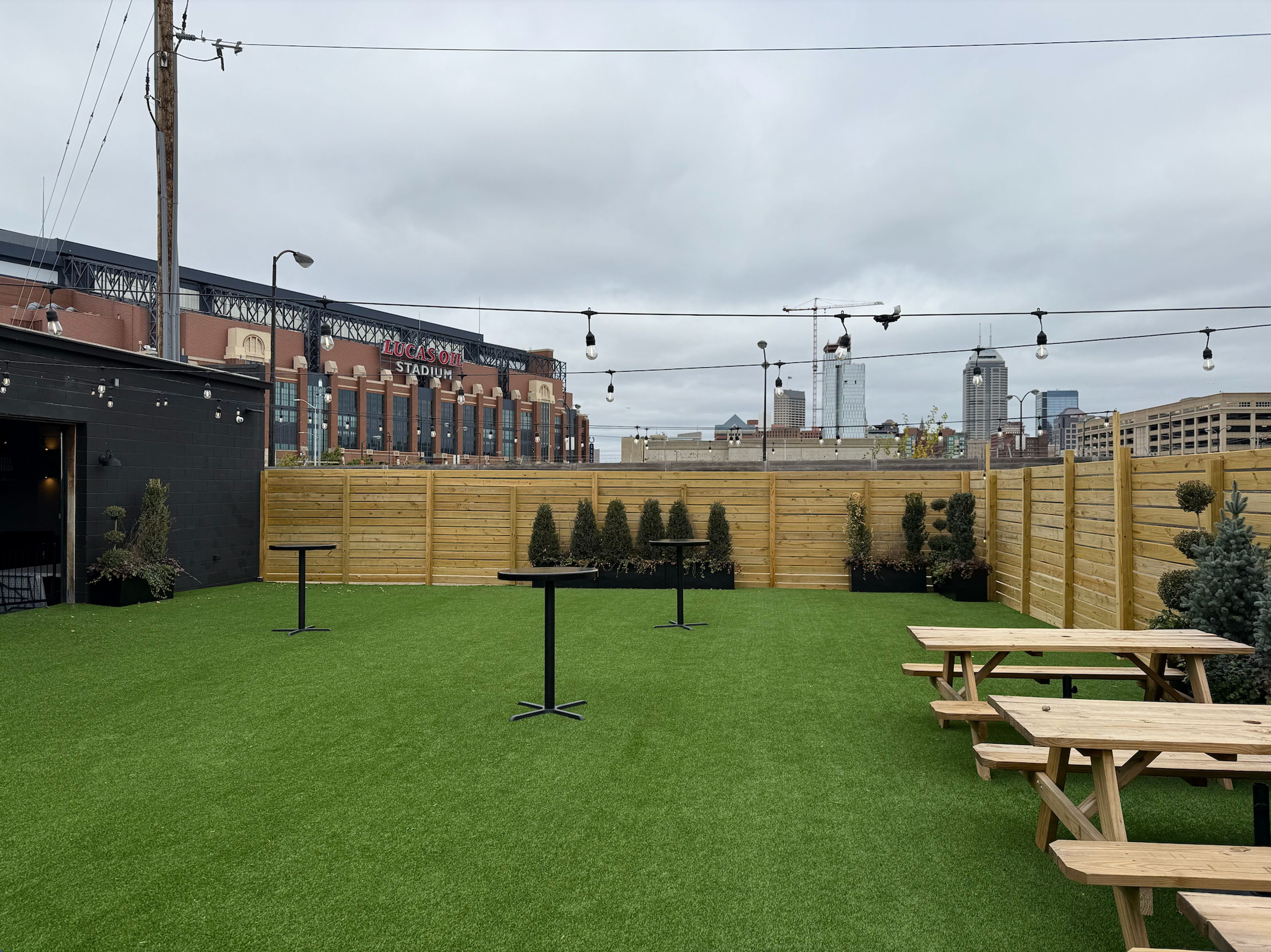 Outdoor Lawn, an event space at Radius Venue