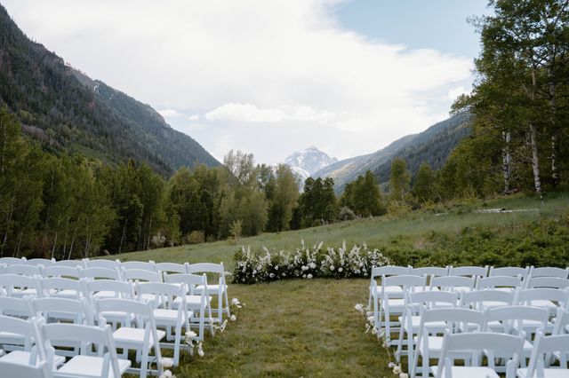 Featured photo from Timeless White Wedding and Reception in the Mountain Meadow and Event Lodge at T-Lazy-7 Ranch in Aspen, Colorado