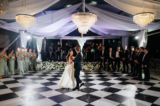 Featured photo from See This Black-Tie Wedding with Floral-Filled Tablescapes and Draped Design at Vizcaya Museum & Gardens