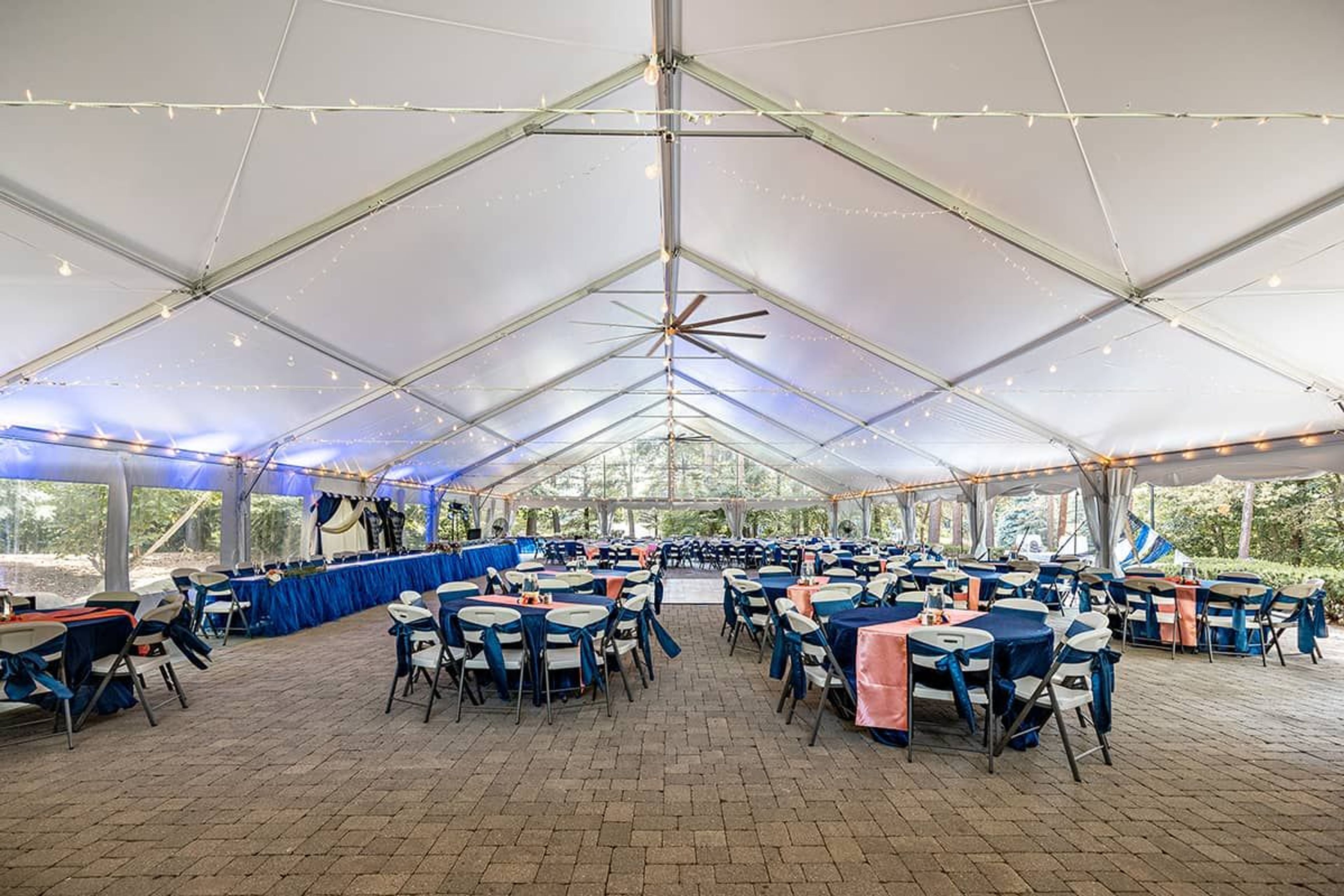 Tented Pavilion, an event space at The Medalist Golf Club
