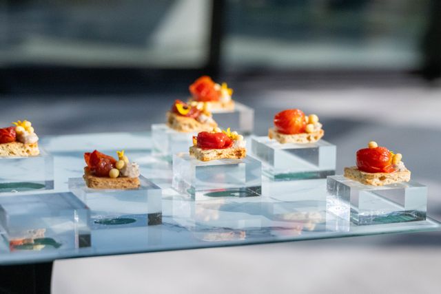 Featured photo from Feast at This Birthday Celebration in Miami Defined by Colorful Canapés and Sunlit Tables