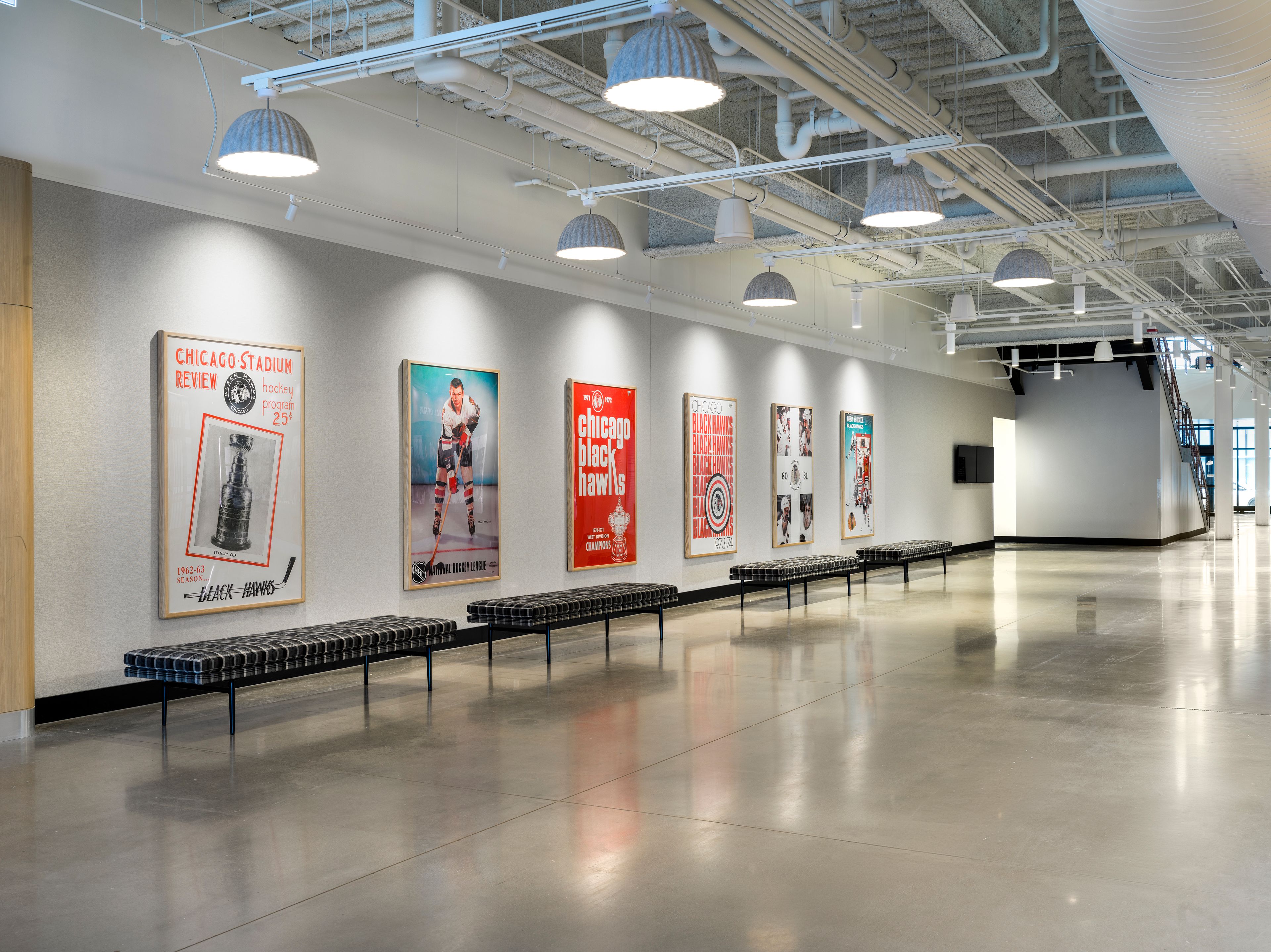 Centennial Hall, an event space at Blackhawks Ice Center