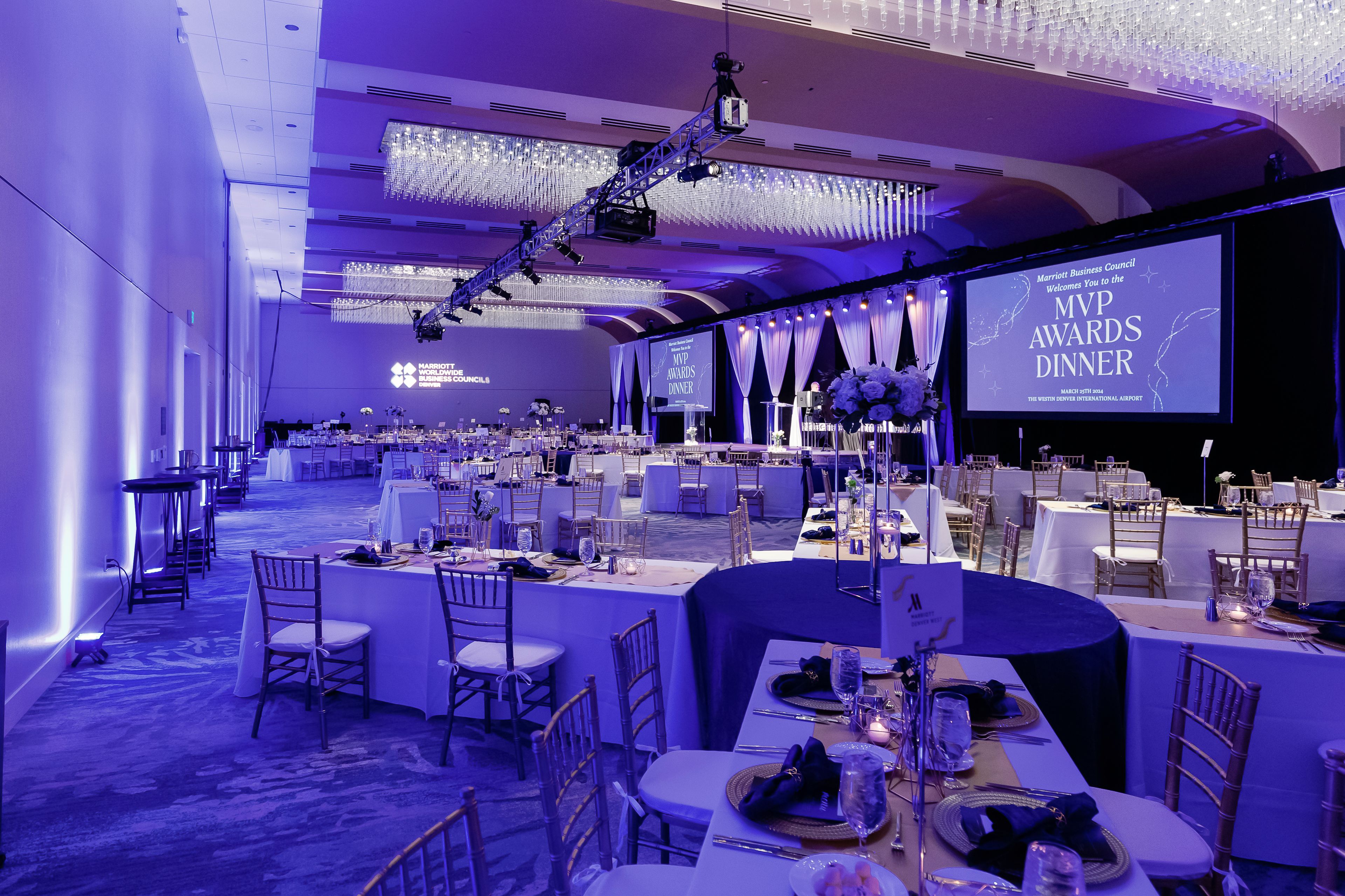 Spruce Ballroom, an event space at The Westin Denver International Airport