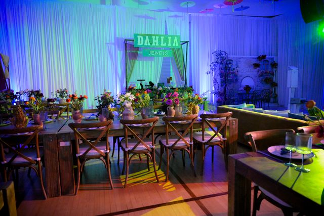Featured photo from Celebrate This Colorful Bat Mitzvah Featuring Hanging Paper Parasols and Lounge-Style Seating in New York